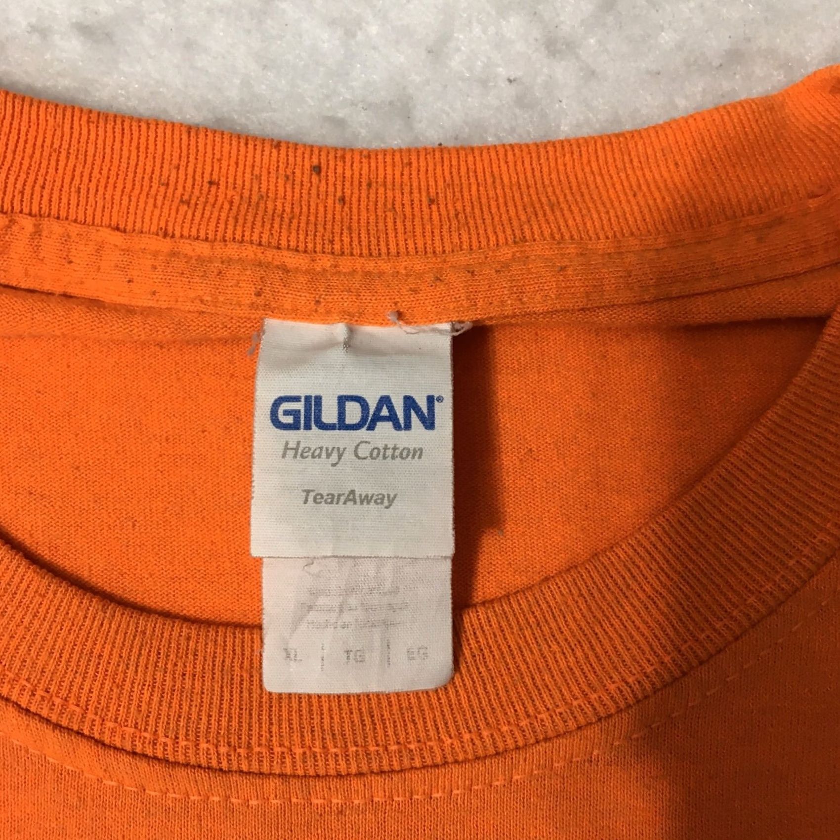 Gildan VINTAGE Gildan T-Shirt Mens XL USA Graphic Tee HD Spokane WA Orange Cotton Short Sleeve Crew Neck Size US XL / EU 56 / 4 - 3 Thumbnail