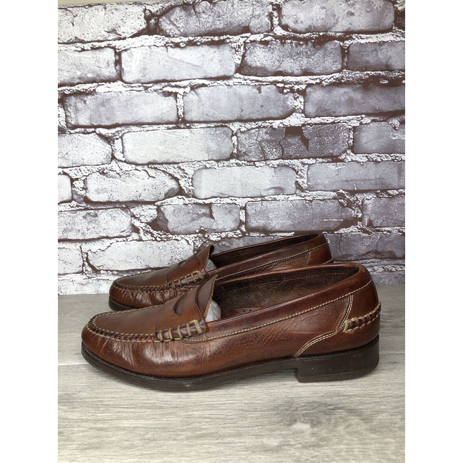 Cole Haan Cole Haan Dark Brown Leather Penny Loafers Casual Shoes Men’ Size US 11.5 / EU 44-45 - 20 Thumbnail