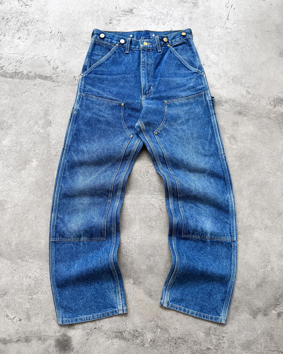 Carhartt 30x32 1996’s Crazy Vintage Carhartt Double Knee Jeans WU138 Size US 30 / EU 46 - 3 Thumbnail