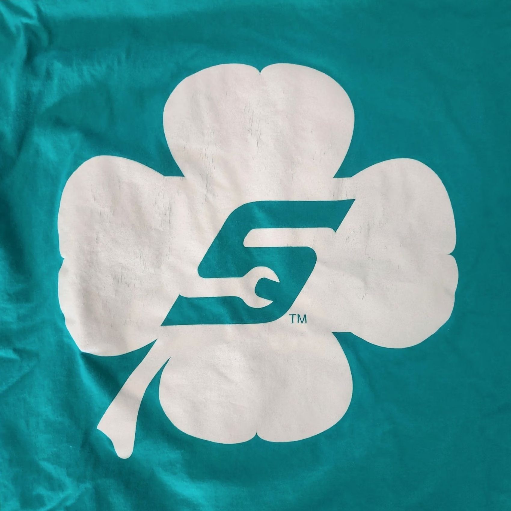 Hanes VINTAGE Snap On Tools T Shirt Tee Mens 2XL Green Clover Irish Y2K Hanes Size US XXL / EU 58 / 5 - 2 Thumbnail