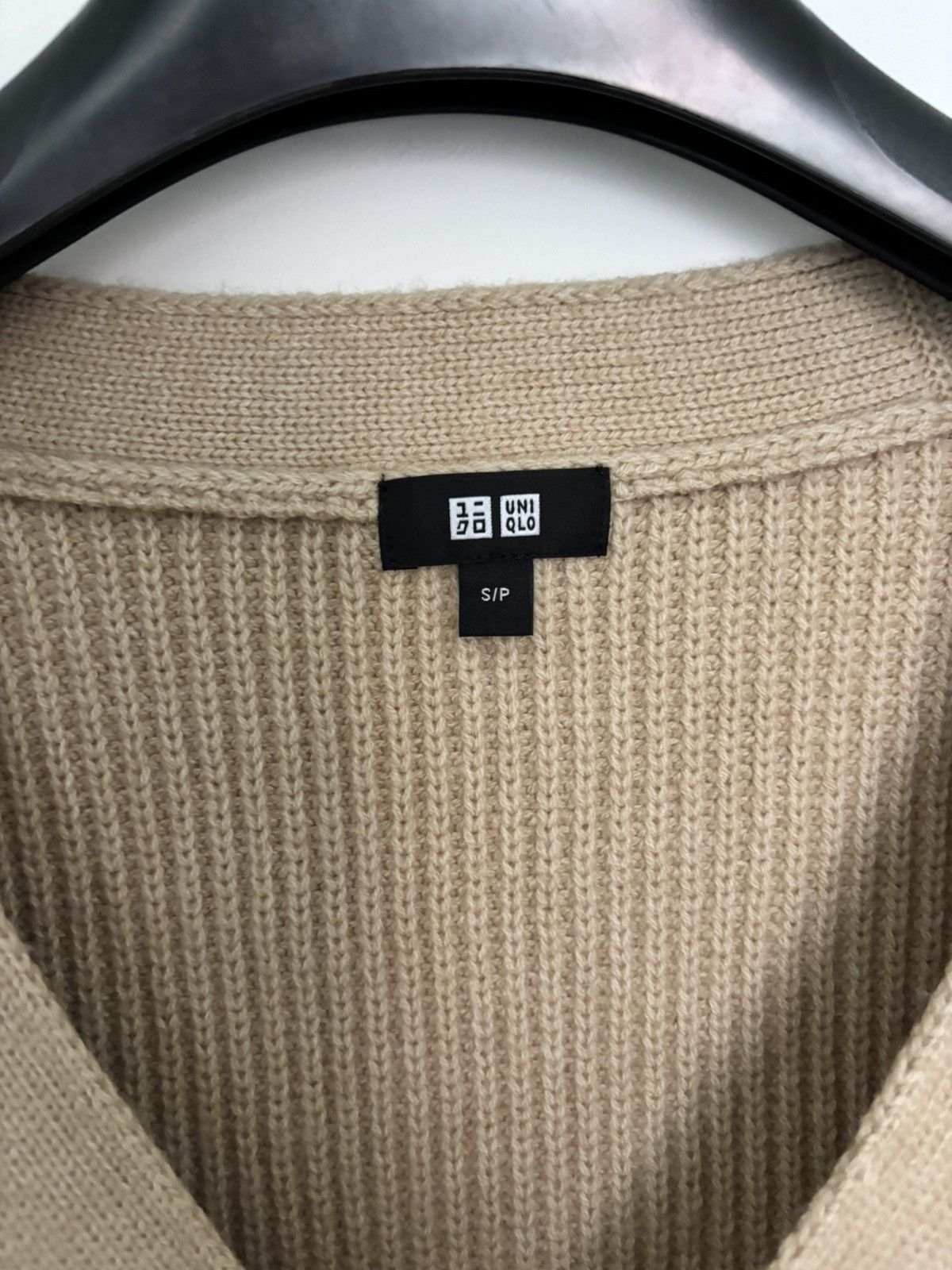Uniqlo UNIQLO Textured Knit Cardigan – Minimalist Waffle Sweater Size US S / EU 44-46 / 1 - 2 Thumbnail