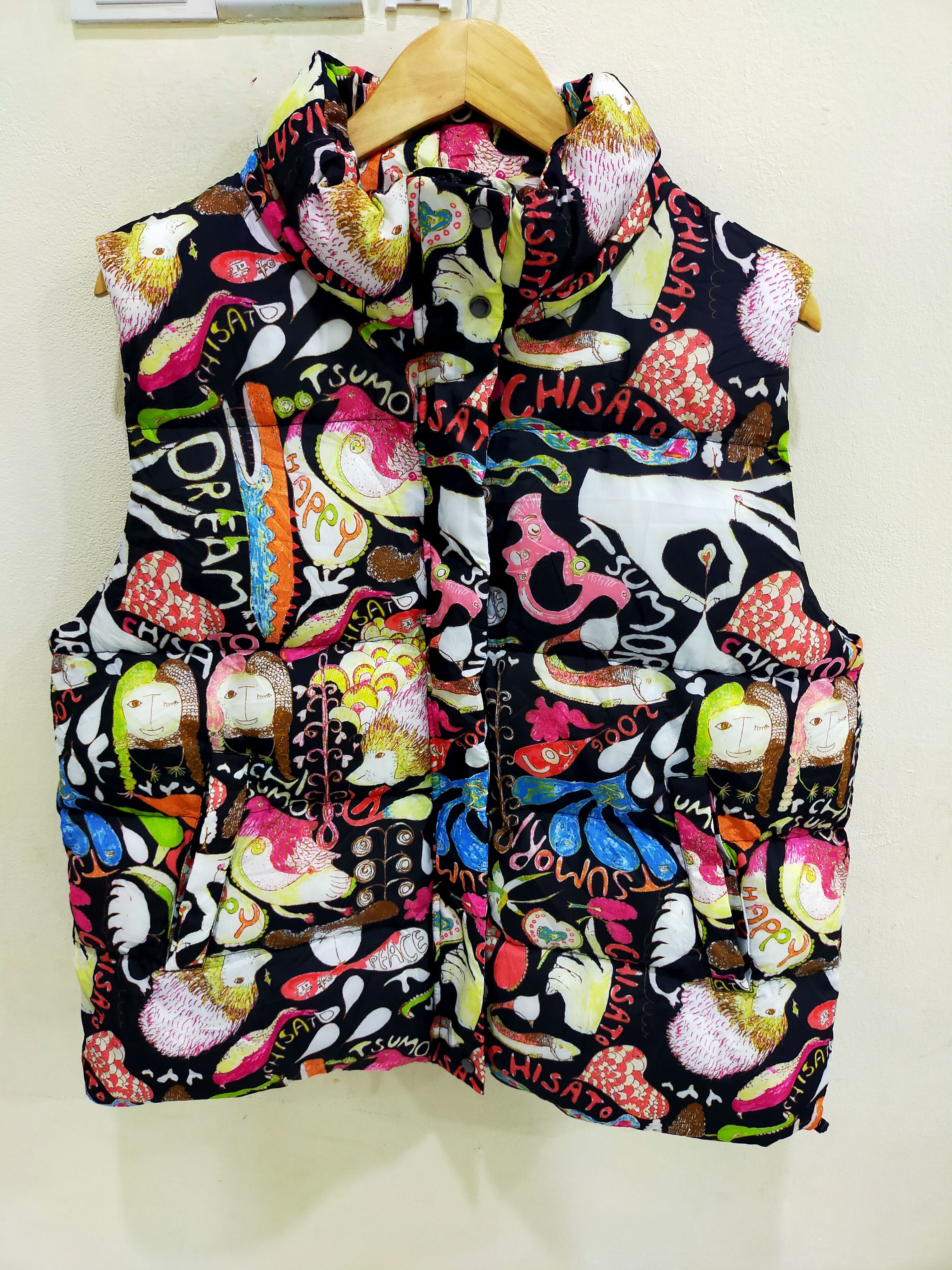 image of Tsumori Chisato By Niko And.. Puffer Vest in Black, Men's (Size Large)