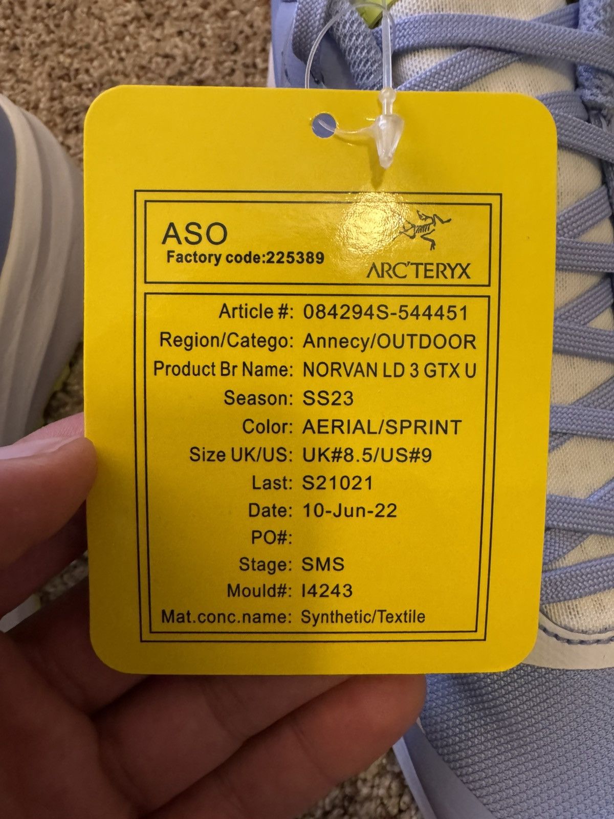Arc'teryx Norvan LD3 Shoe Size US 9 / EU 42 - 4 Thumbnail