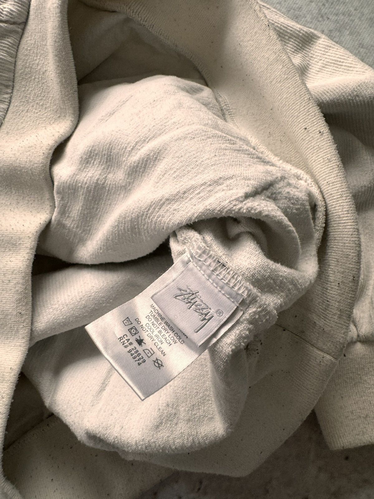 Stussy × Vintage STUSSY VELVET BASIC LOGO VINTAGE OVERSIZE HOODIE Size US S / EU 44-46 / 1 - 6 Thumbnail