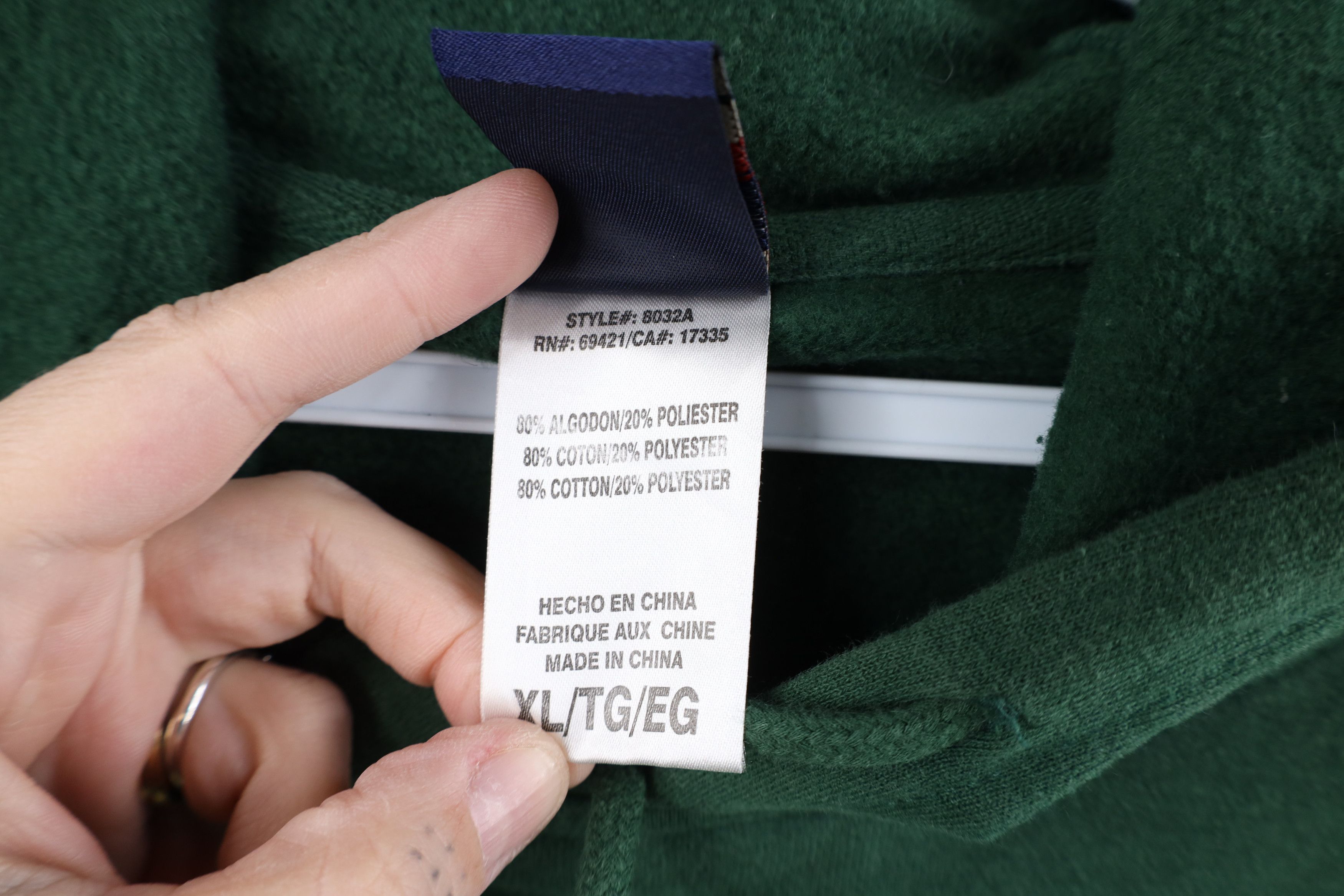 Reebok Vintage 90s Reebok Heavyweight Green Bay Packers Hoodie Size US XL / EU 56 / 4 - 8 Thumbnail
