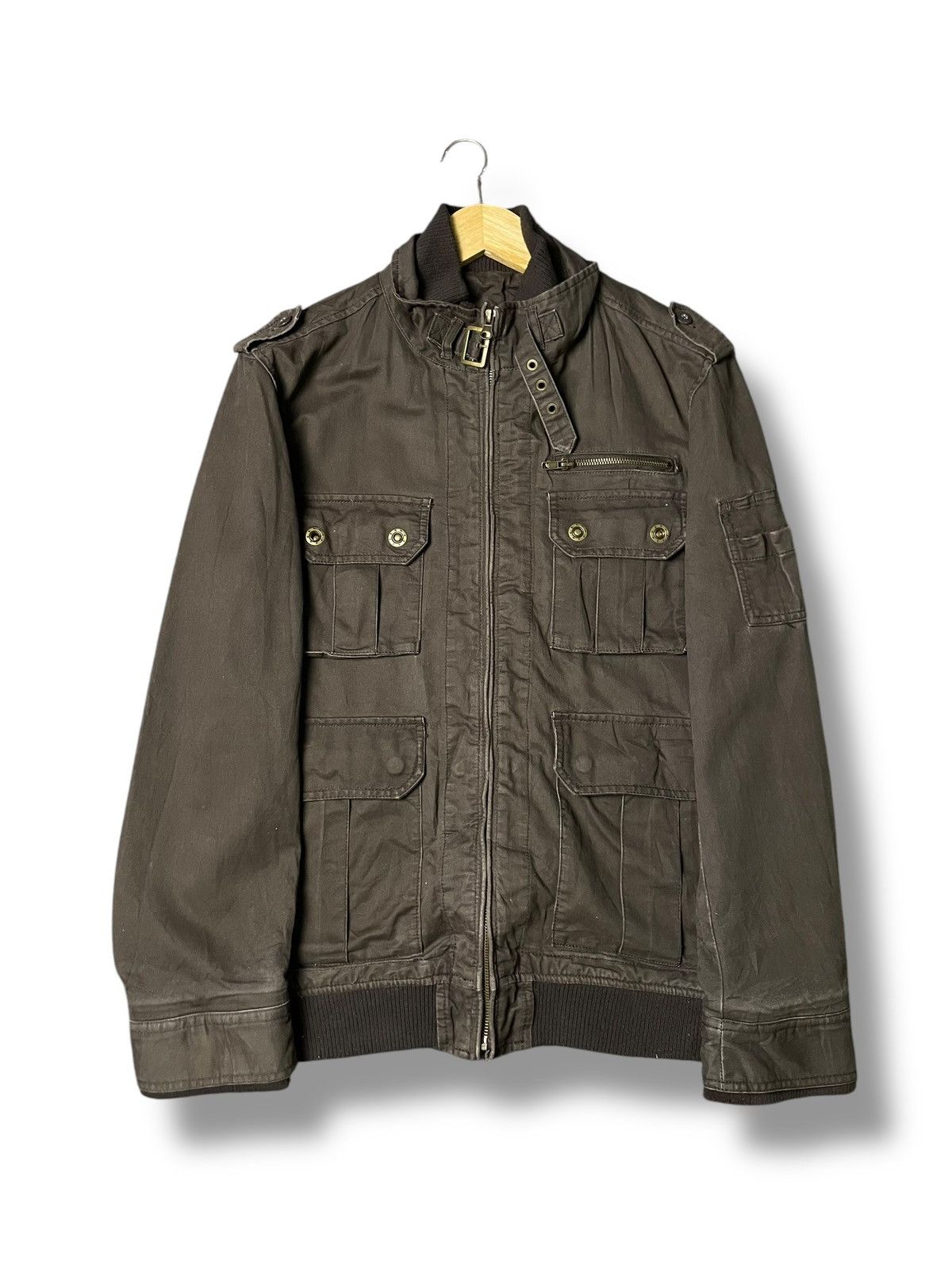 Japanese Brand × Vintage Japanese Brand Multi-pocket Zipper Jacket (78) Size US L / EU 52-54 / 3 - 1 Thumbnail