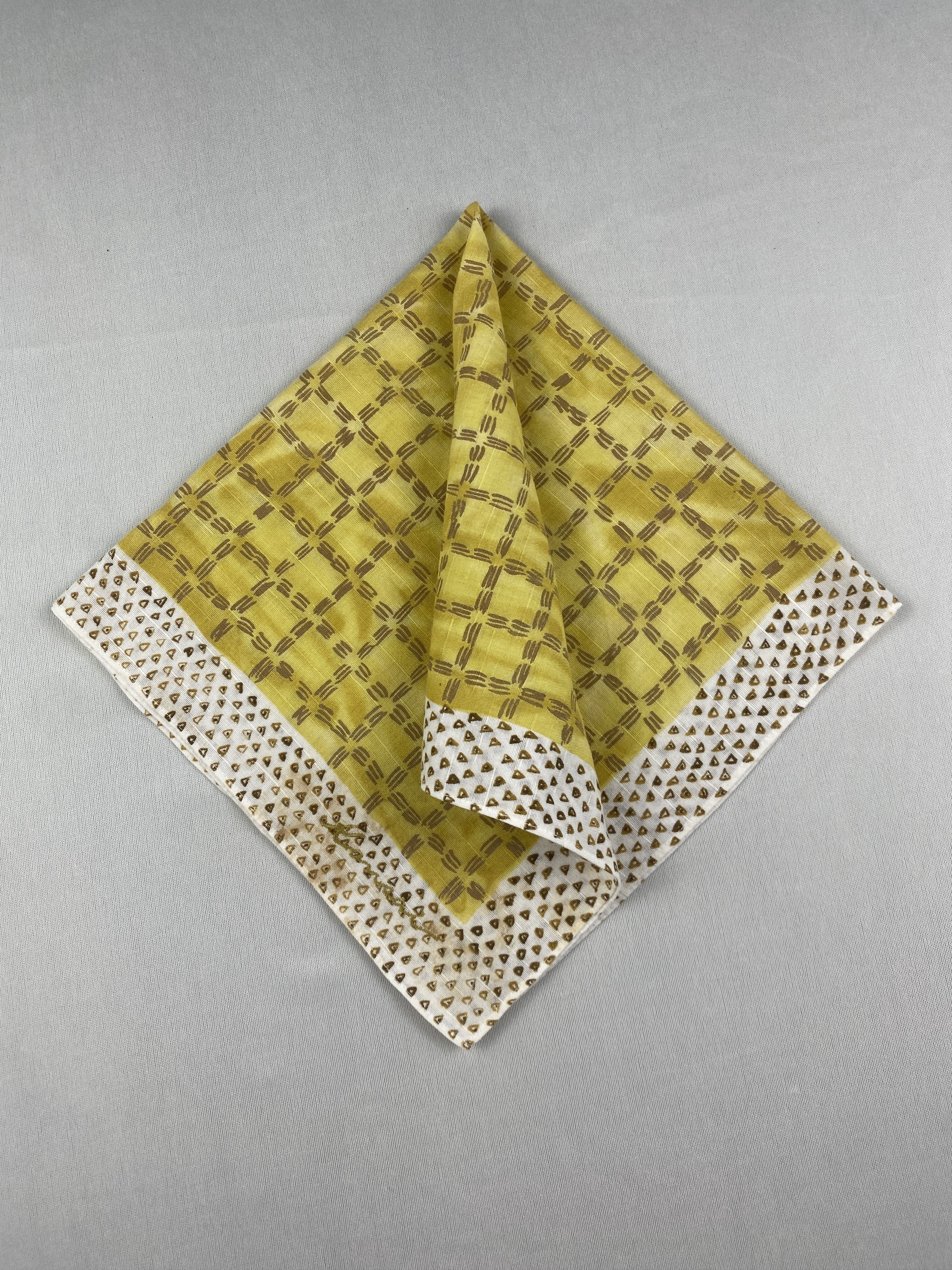 Kansai Yamamoto Vintage Kansai Handkerchief Pocket Square Bandana HM0024 Size ONE SIZE - 2 Thumbnail