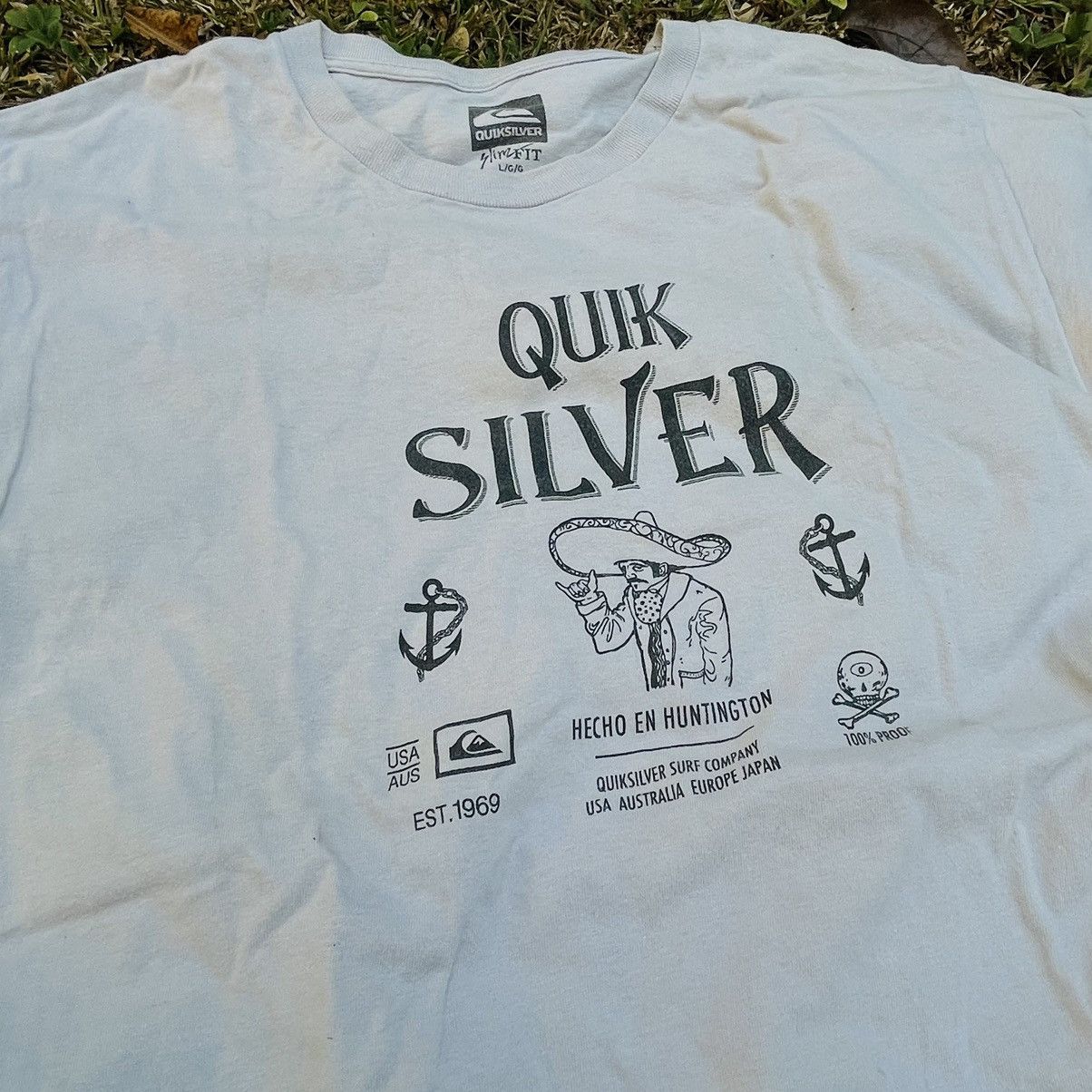 Quiksilver × Vintage Y2K Quik Silver Surf Board Tee Size US L / EU 52-54 / 3 - 2 Thumbnail