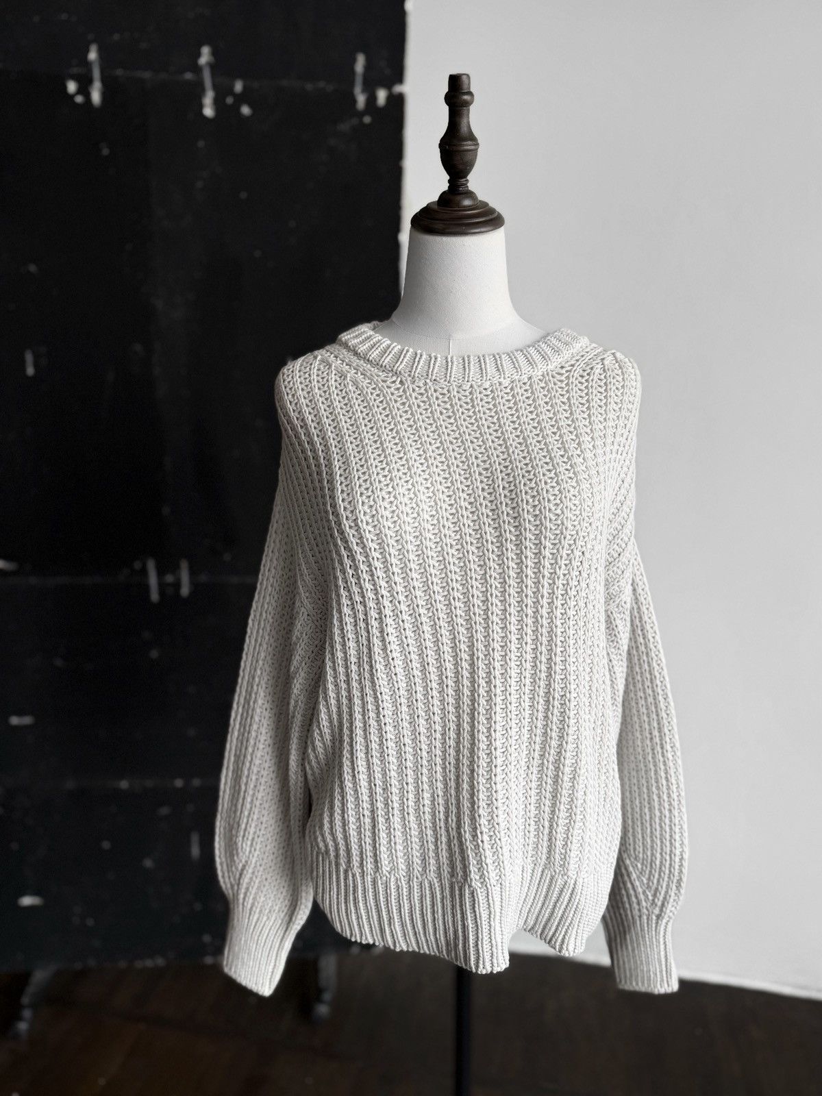 SIMPLE PROJECT Simple Maureen Italy Womens Sweater Cotton Acrylic Knit Size S / US 4 / IT 40 - 3 Thumbnail