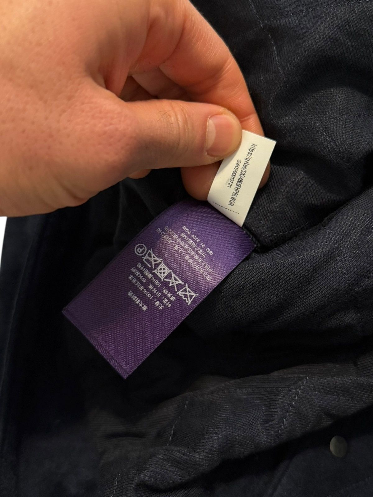 Ralph Lauren Purple Label $3,495 Clifton Suede Blue Trucker Jacket Size US L / EU 52-54 / 3 - 8 Thumbnail