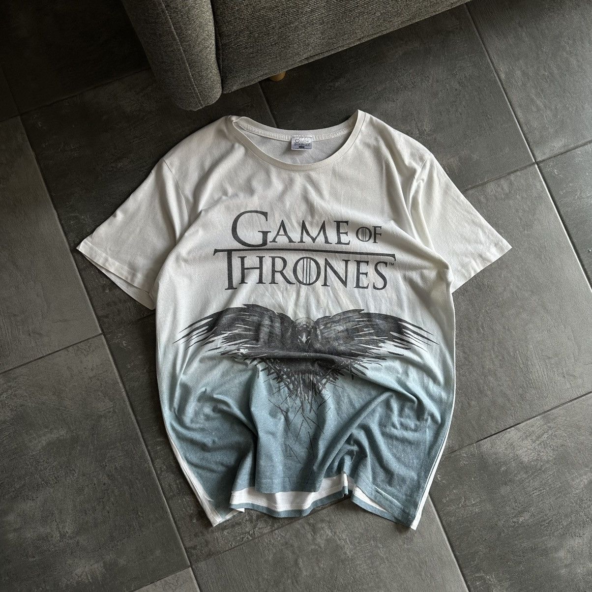 The Game × Vintage Vintage Game Of Thrones T-shirts Big Logo Y2K 00s Size US XL / EU 56 / 4 - 4 Thumbnail