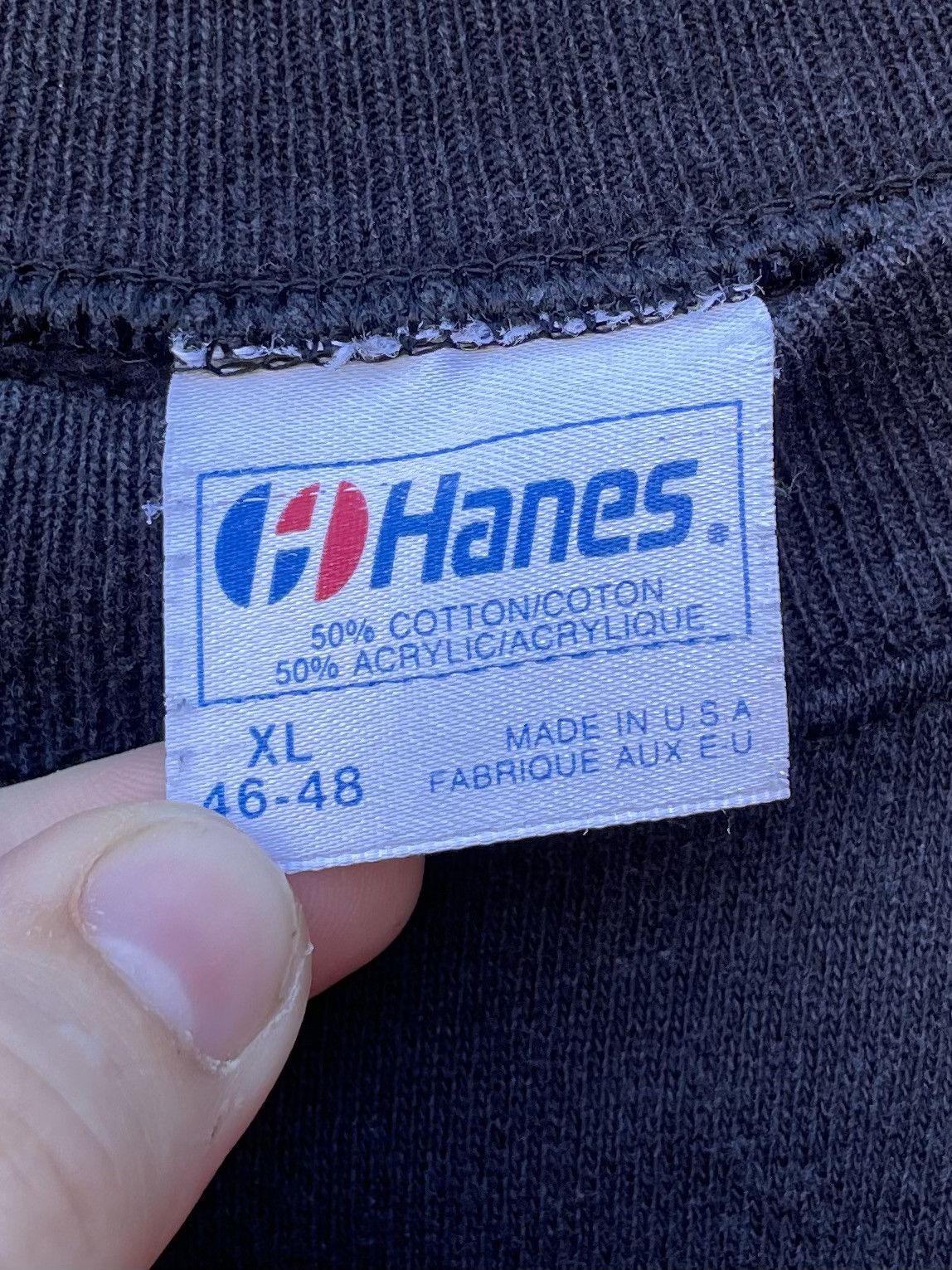 Hanes Vintage 90s Hanes Flex Gym Denver USA Muscles Crewneck Size US XL / EU 56 / 4 - 2 Thumbnail