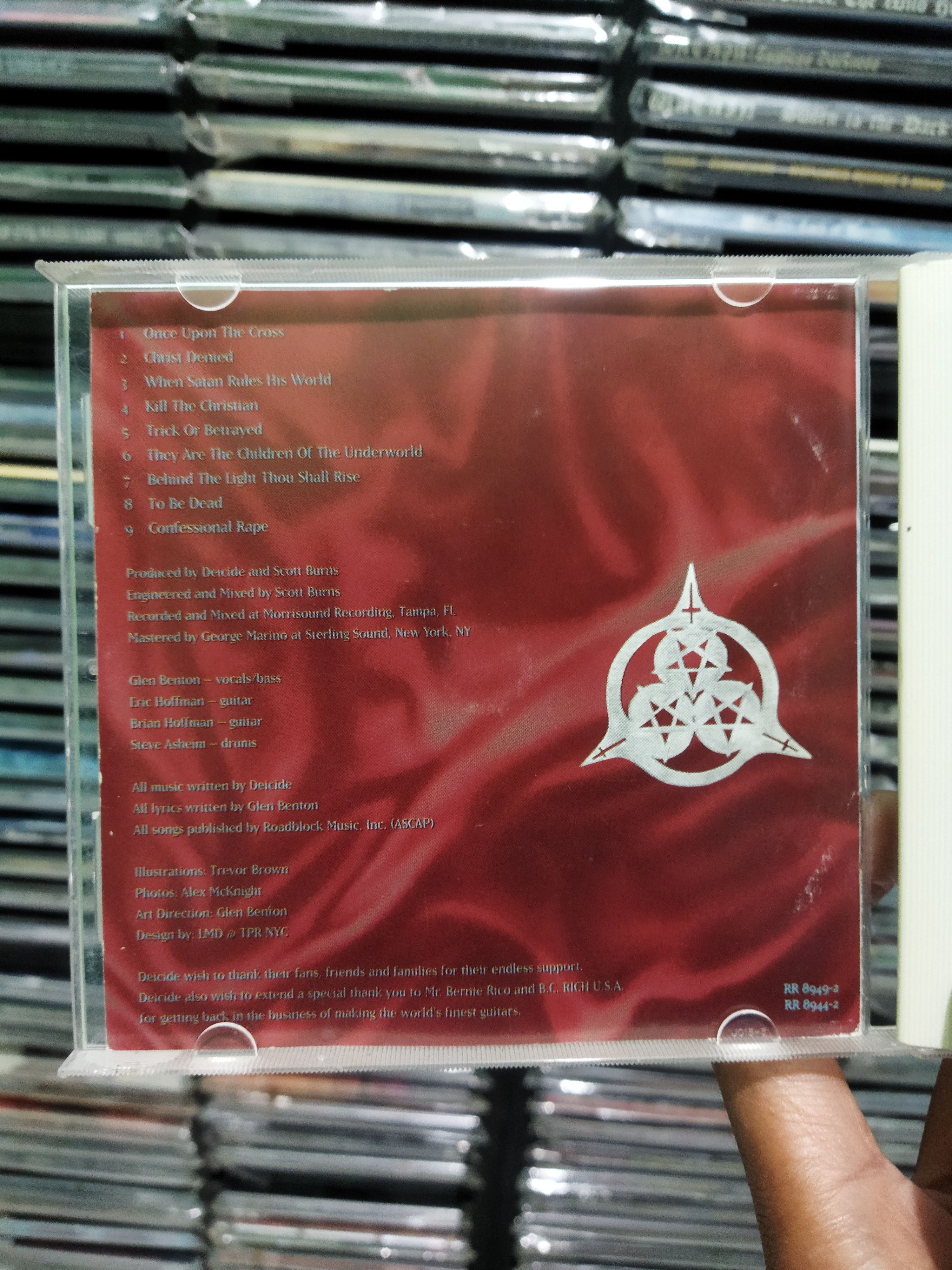 Vintage vintage og DEICIDE - once upon the cross - CD Size ONE SIZE - 4 Thumbnail