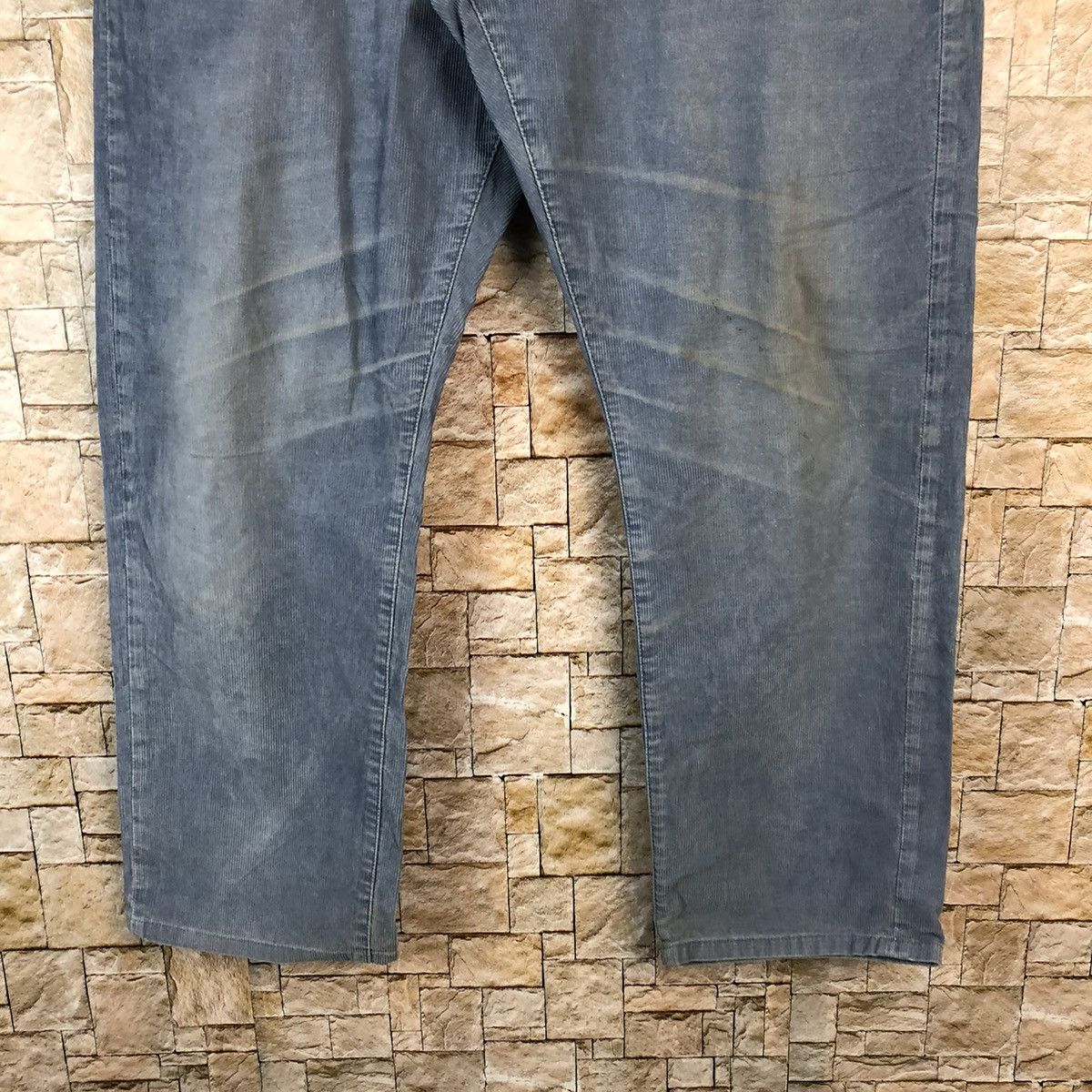 Uniqlo Uniqlo japan vintage Blue Conduroy Pants #A1130 Size US 35 - 6 Thumbnail