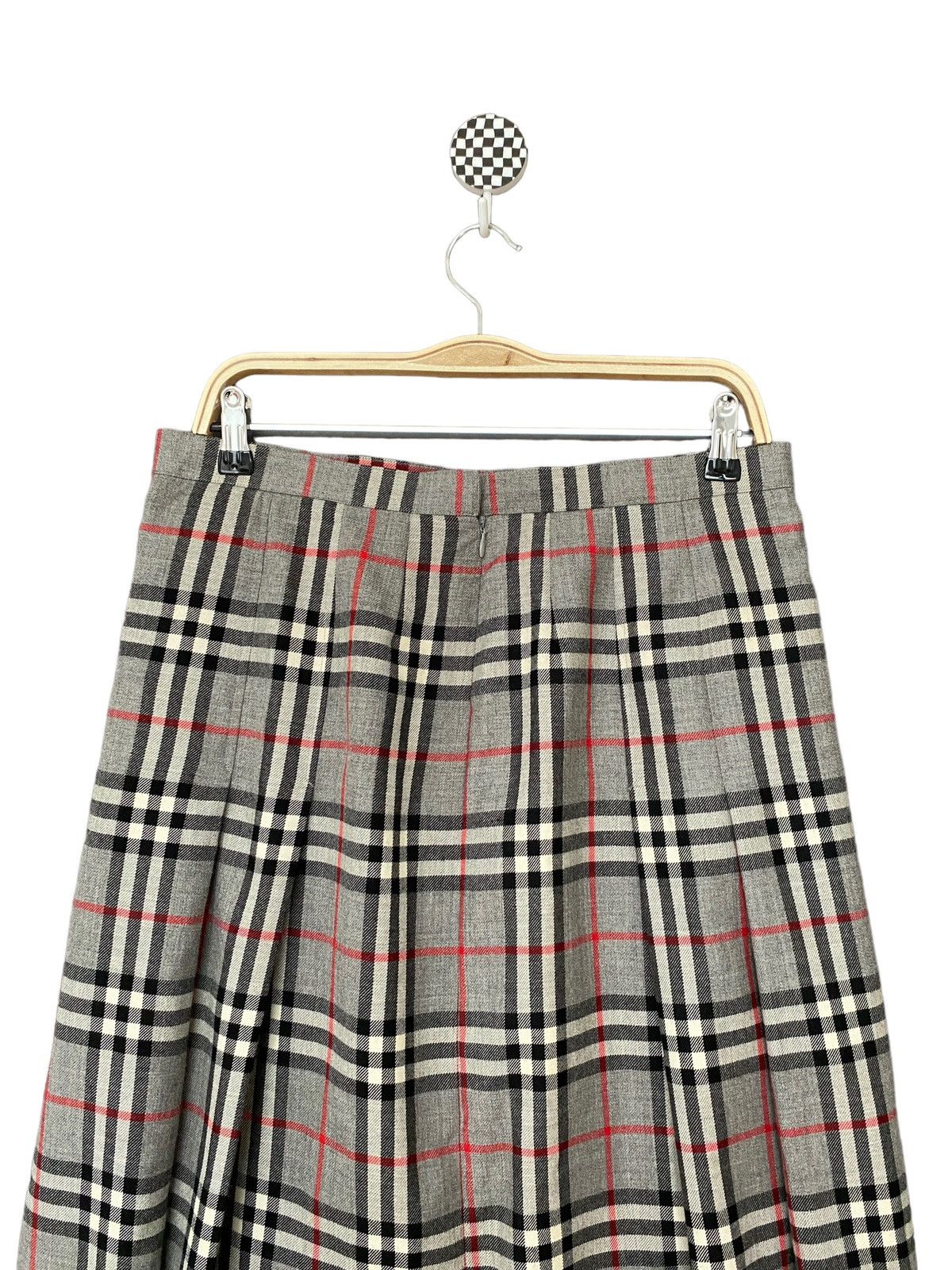 Burberry × Vintage Vintage Brand Burberry Nova check Skirt 1990s Size 32" / US 10 / IT 46 - 3 Thumbnail