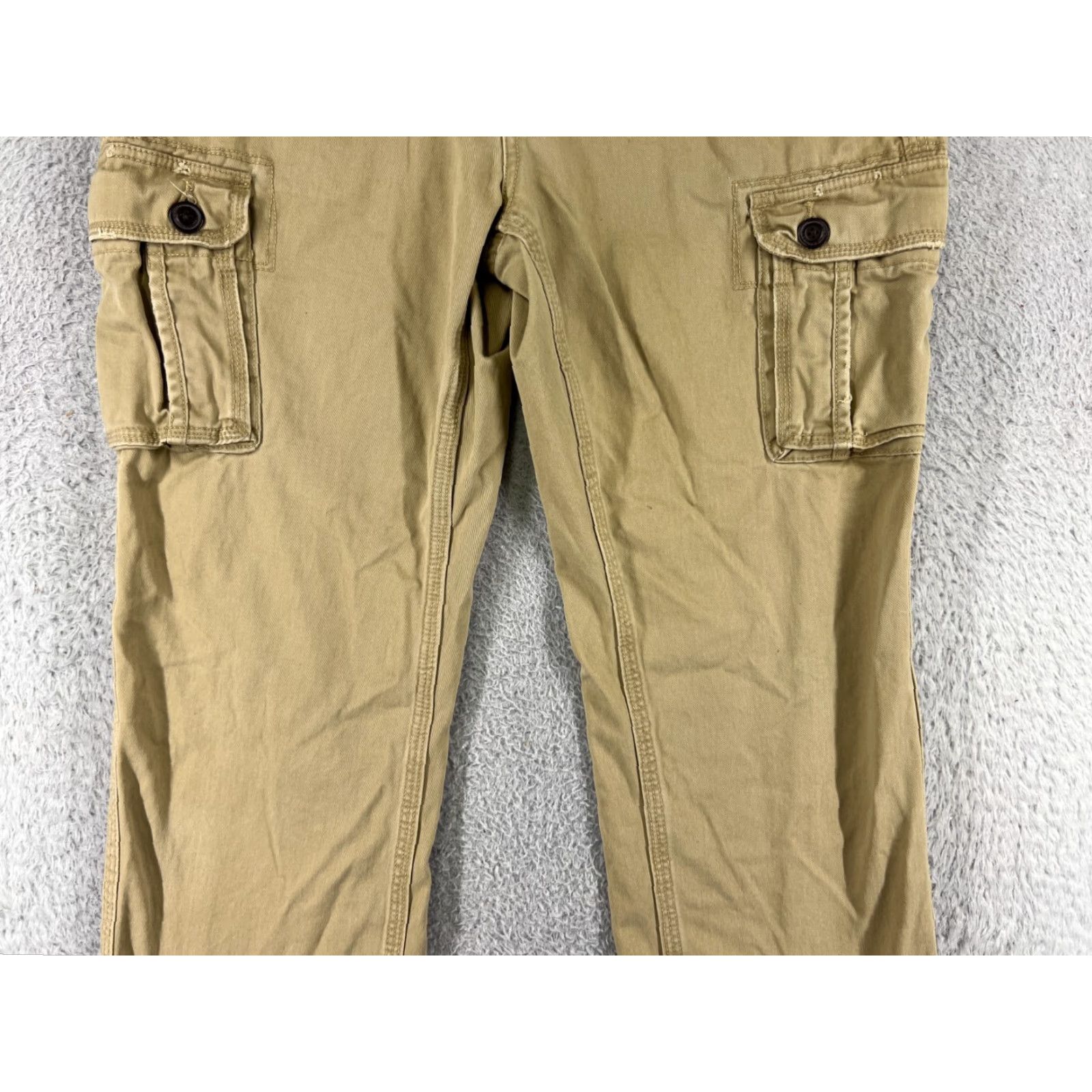 Vintage Redhead Mens Cargo Pants 36 Beige 100% Cotton Twill Pockets Pocket 5-Design Canvas Relaxed Straight Size US 36 / EU 52 - 6 Thumbnail
