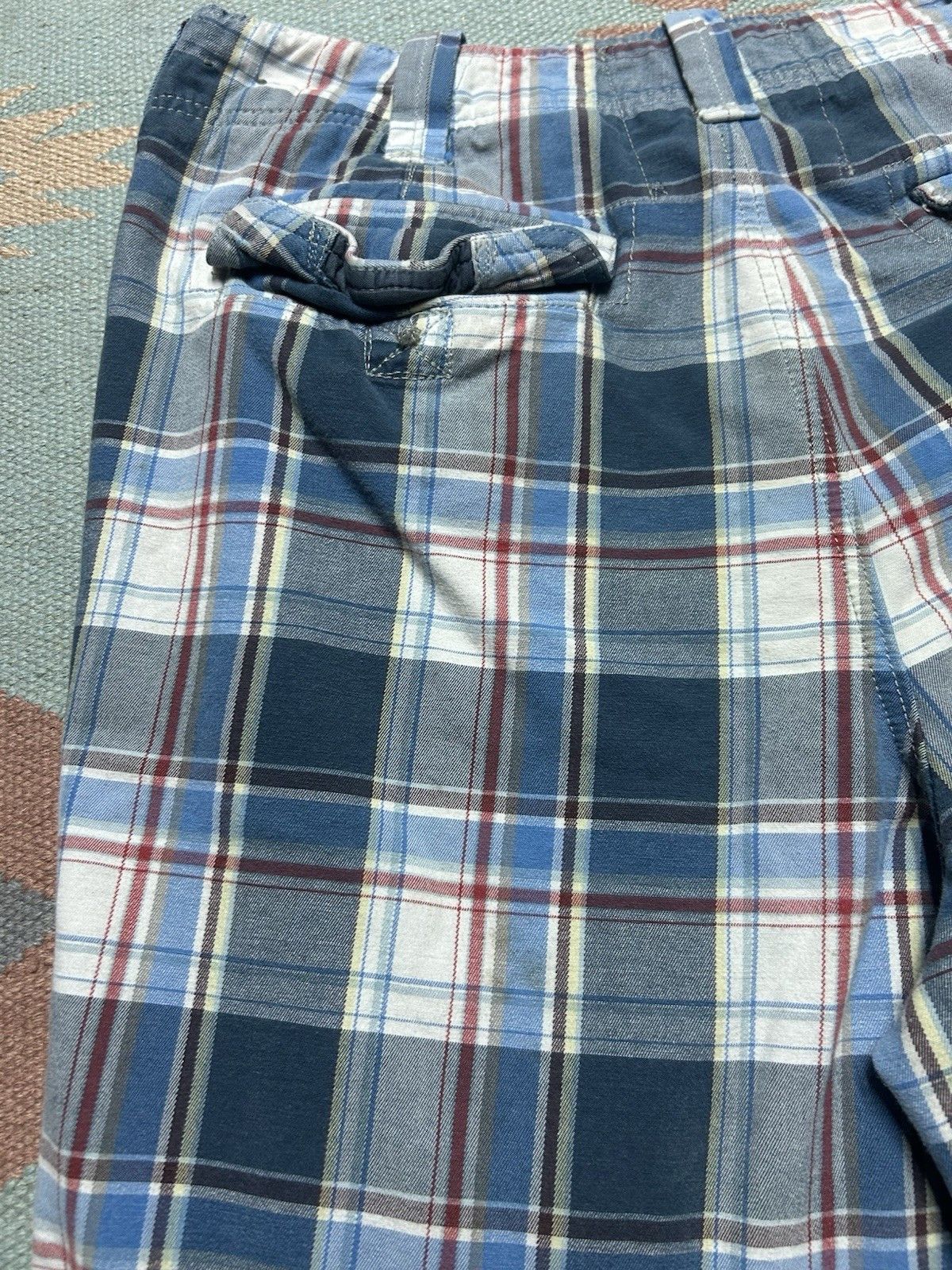 Hollister Hollister men’s plaid shorts cotton blue casual wide leg 34 Size US 34 / EU 50 - 10 Thumbnail