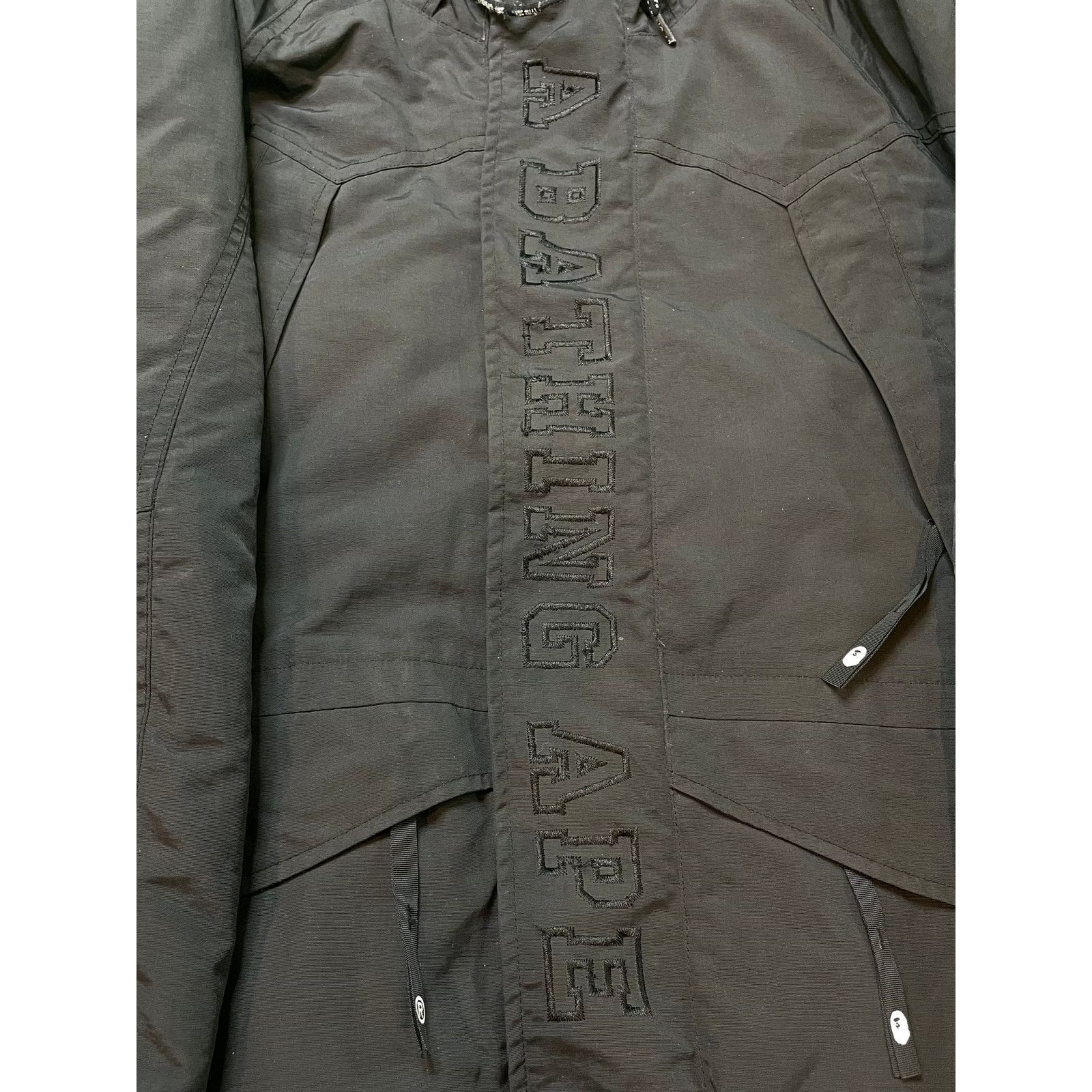 Bape Bape Black Black Coat Size L / US 10 / IT 46 - 2 Thumbnail
