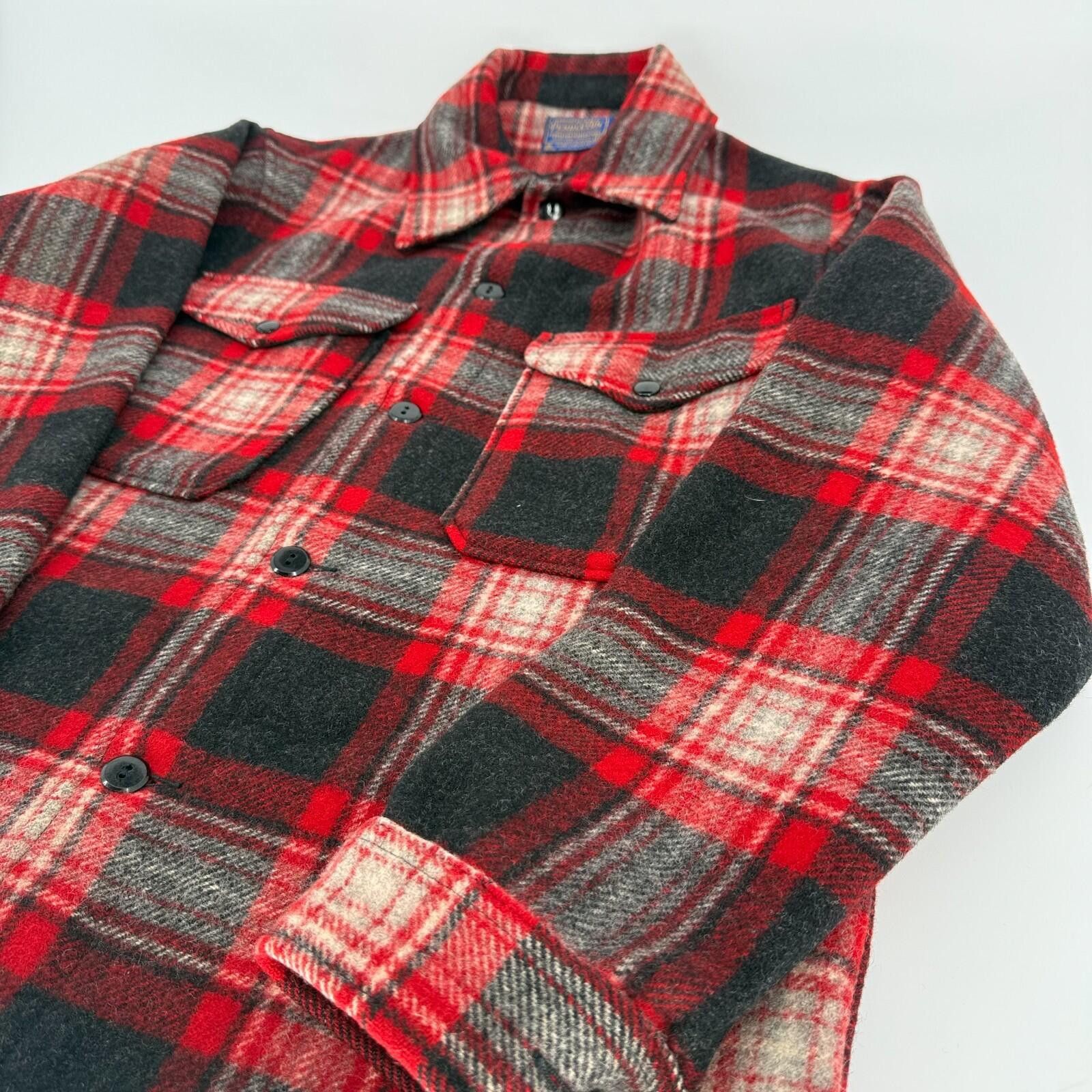 Pendleton VTG 1960s Pendleton Mackinaw Cruiser Jacket Wool Mens Medium Size US M / EU 48-50 / 2 - 6 Thumbnail