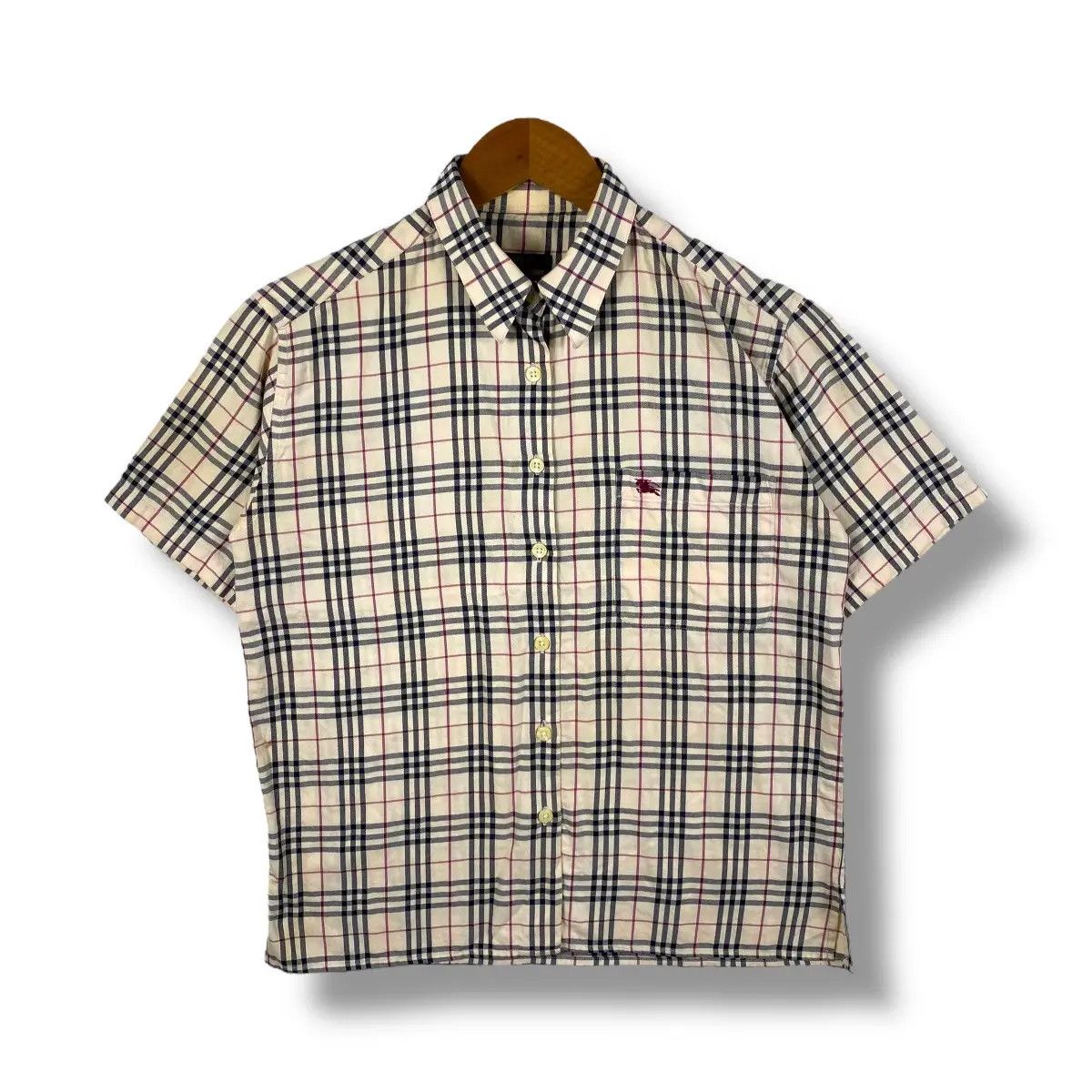 Burberry BURBERRY LONDON Nova Check Small Embroidery Logo Button Up Size US M / EU 48-50 / 2 - 1 Thumbnail