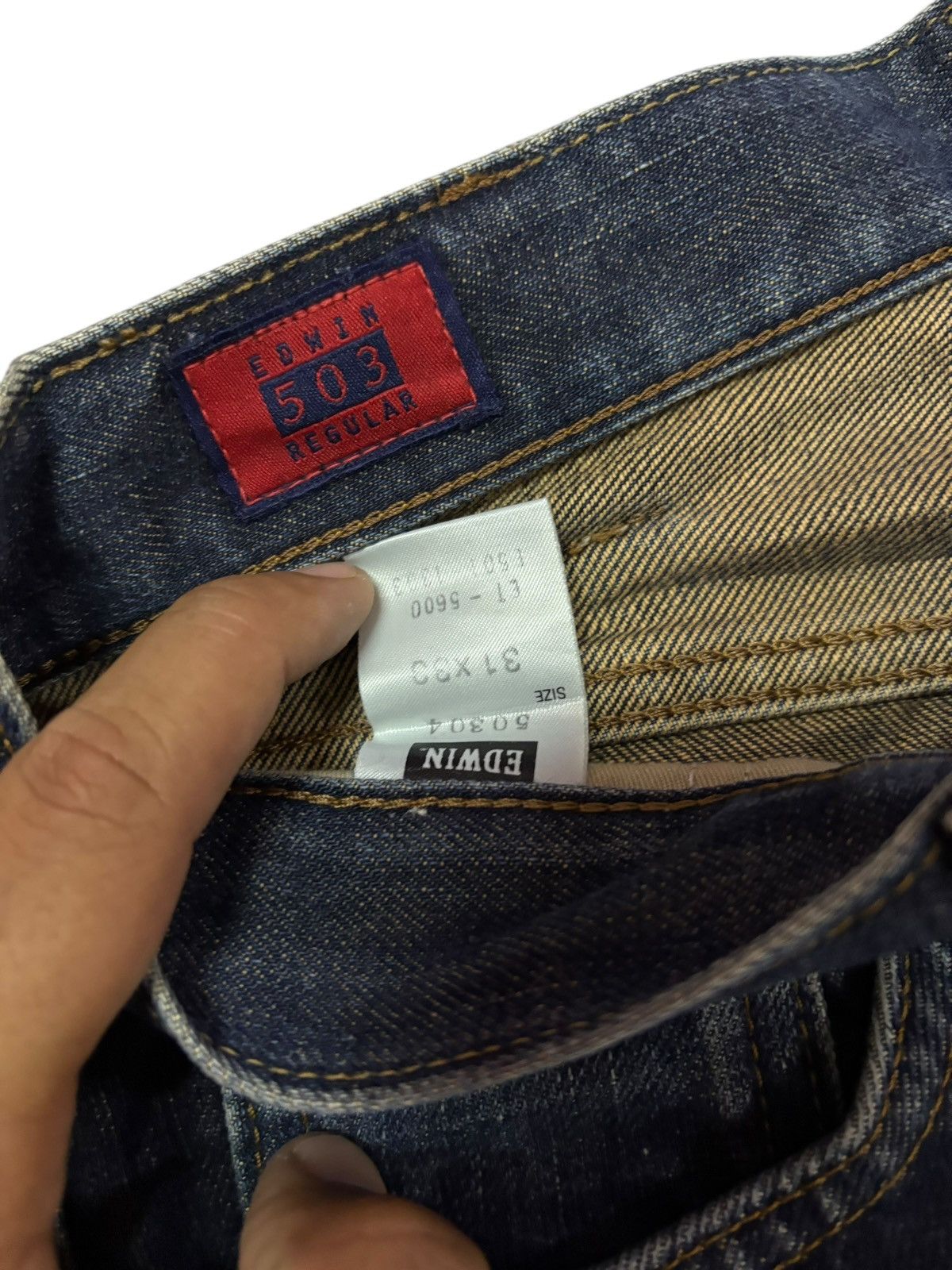 Edwin Vtg Edwin Japan 503Z Distressed Jeans Size US 28 / EU 44 - 10 Thumbnail