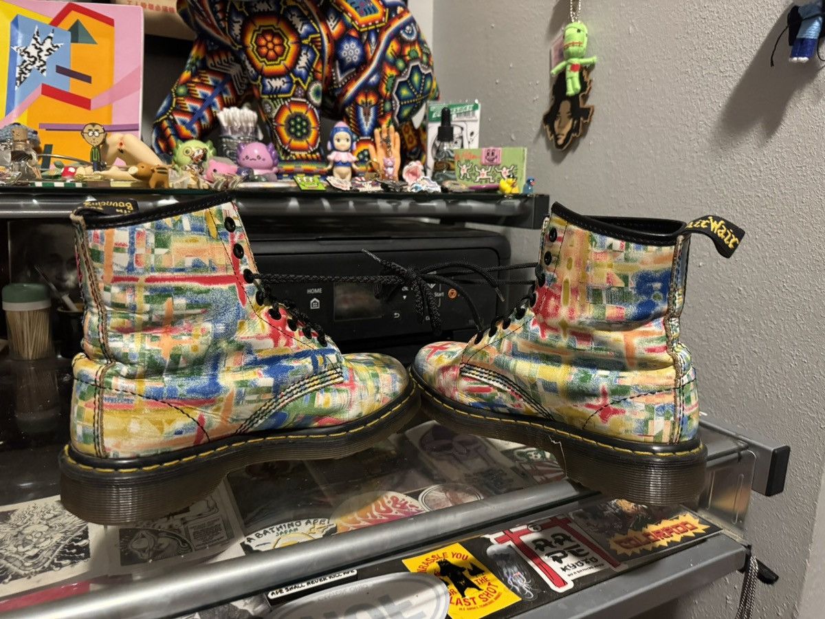 Dr. Martens Vintage Dr Martens BRUSH STROKES BOOTS MADE IN ENGLAND Size US 9 / IT 39 - 5 Thumbnail