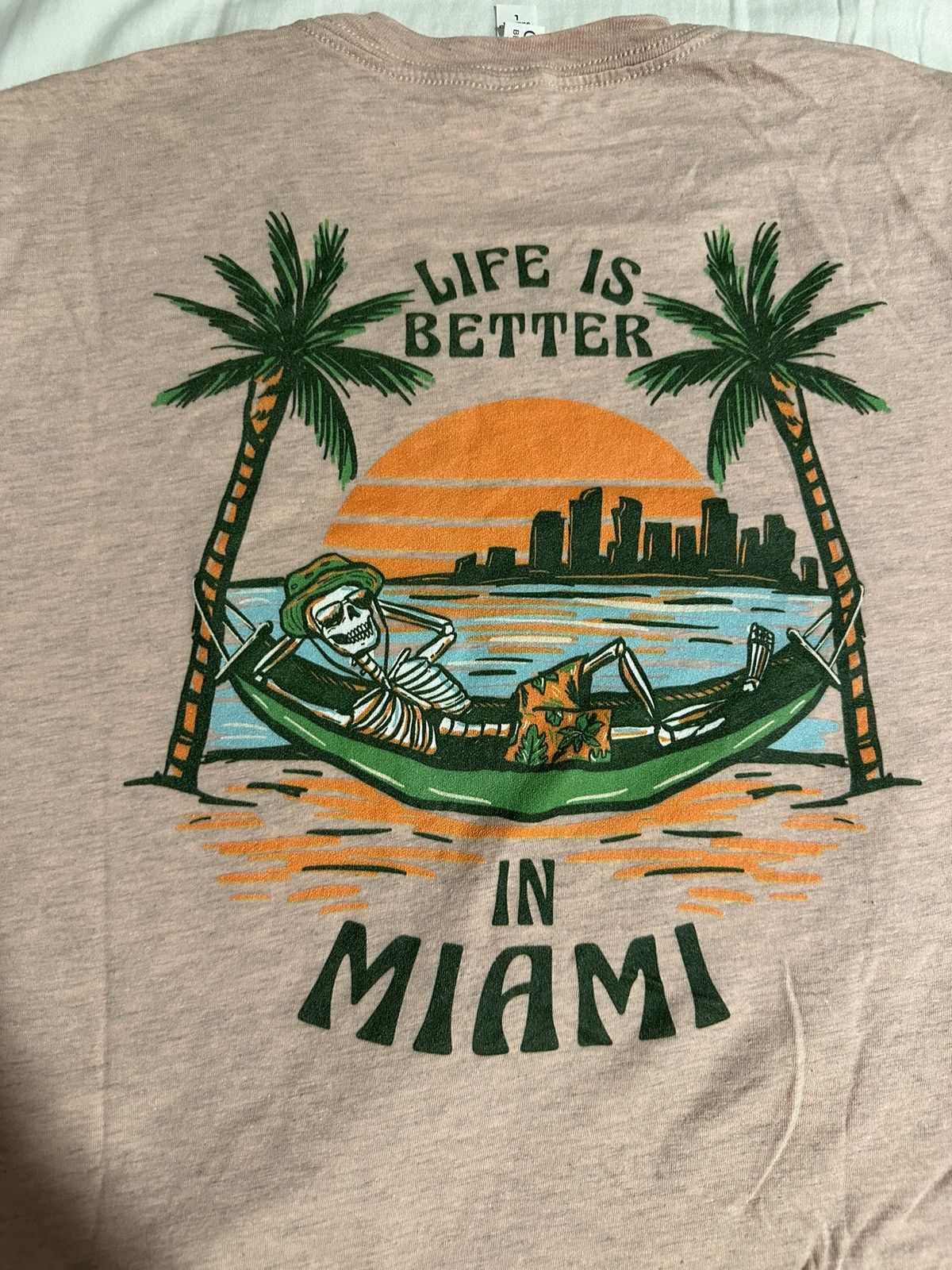 NCAA UMiami Barstool Sports “Life is better in Miami” t-shirt Size US L / EU 52-54 / 3 - 6 Thumbnail