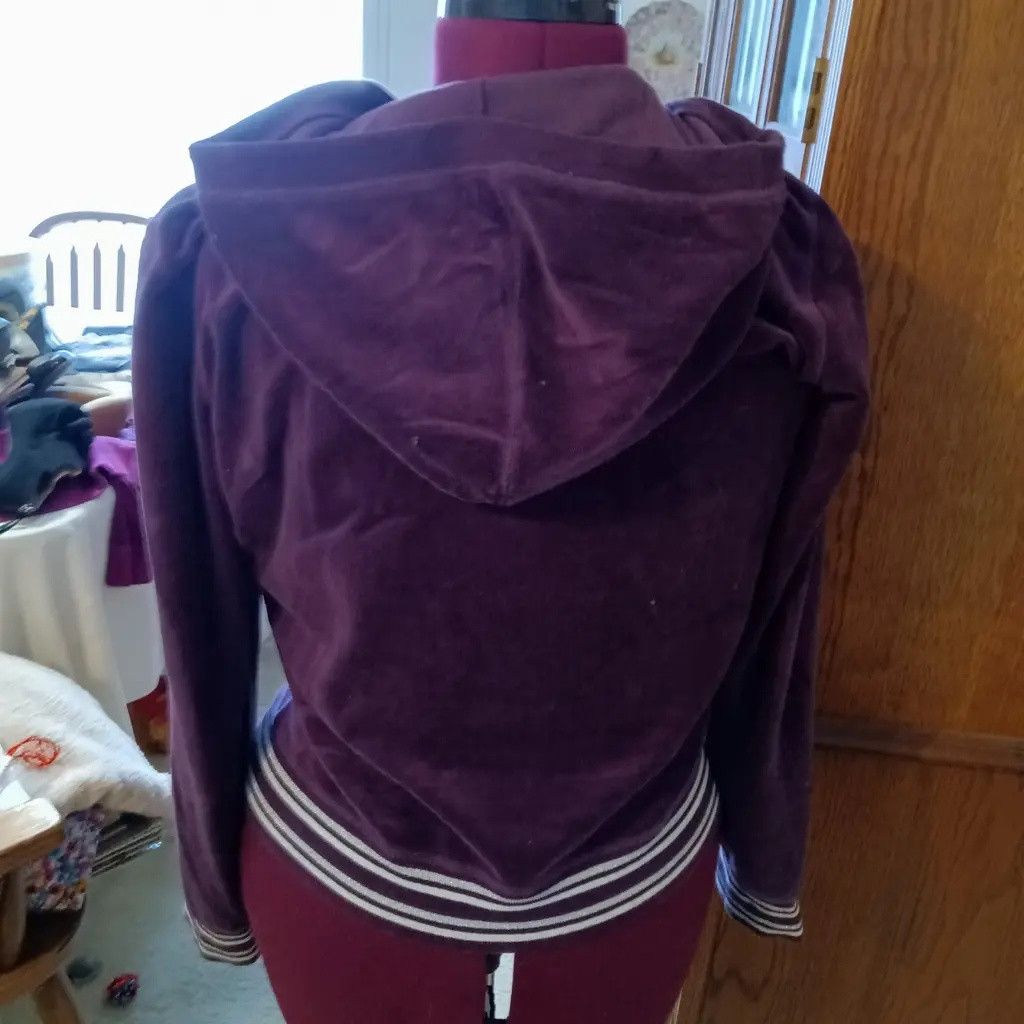Victoria's Secret Vintage Y2K Victoria’s Secret Velour Zip Hoodie Size L / US 10 / IT 46 - 4 Thumbnail