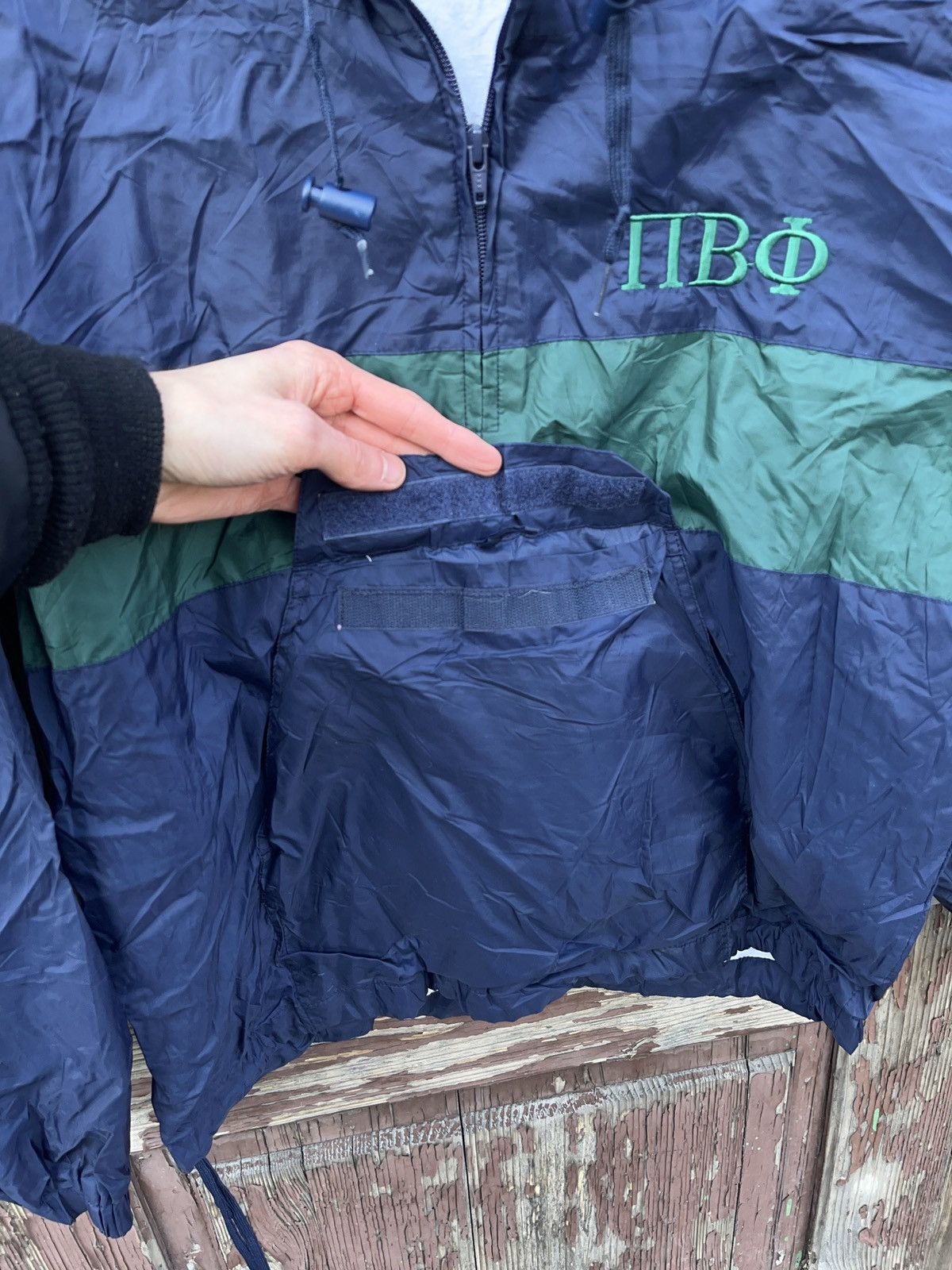 Vintage Vintage Pi Beta Phi Fraternity Monmouth College Windbreaker Size US M / EU 48-50 / 2 - 5 Thumbnail