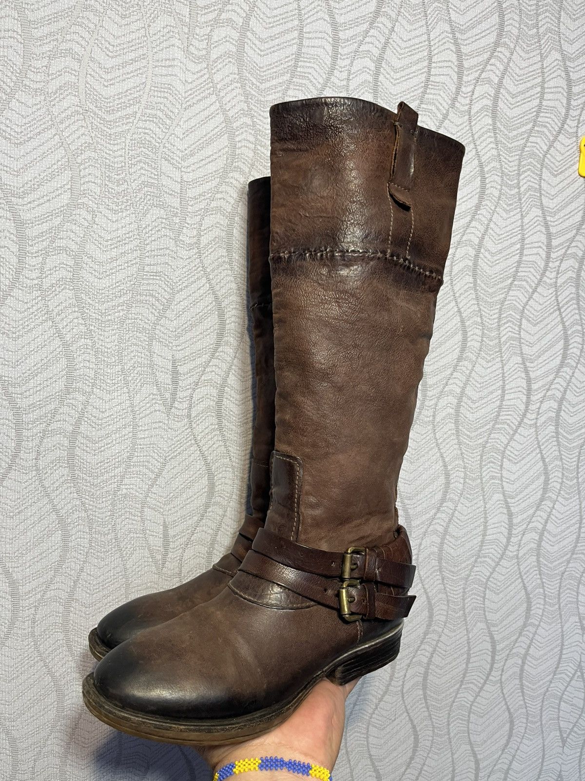 A.S.98 × Cowboy Equipment A.S.98 Airstep Carter AvantGarde Hight Knee Zip Boho Boots Size US 9 / IT 39 - 3 Thumbnail