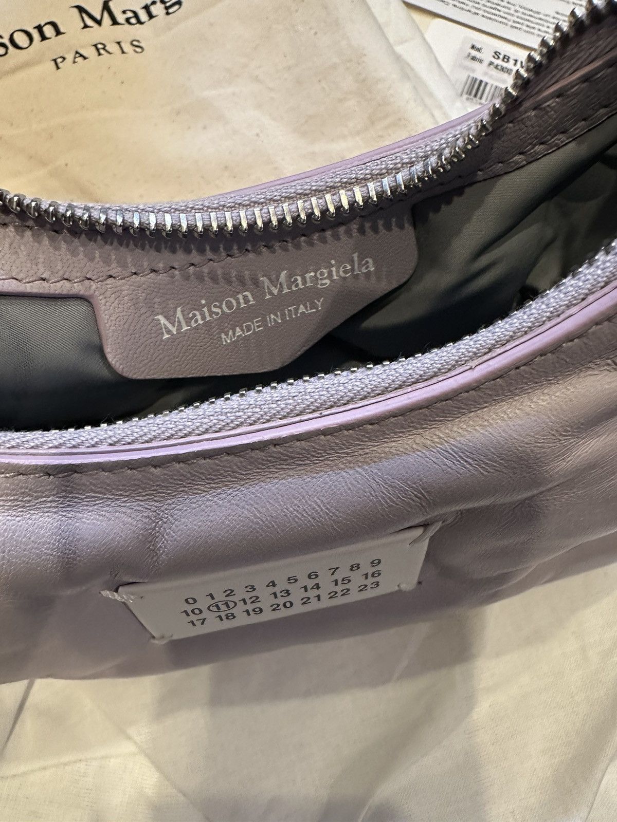 Maison Margiela Maison Margiela Mini Grand Slam Purple Shoulder Bag Size ONE SIZE - 7 Thumbnail