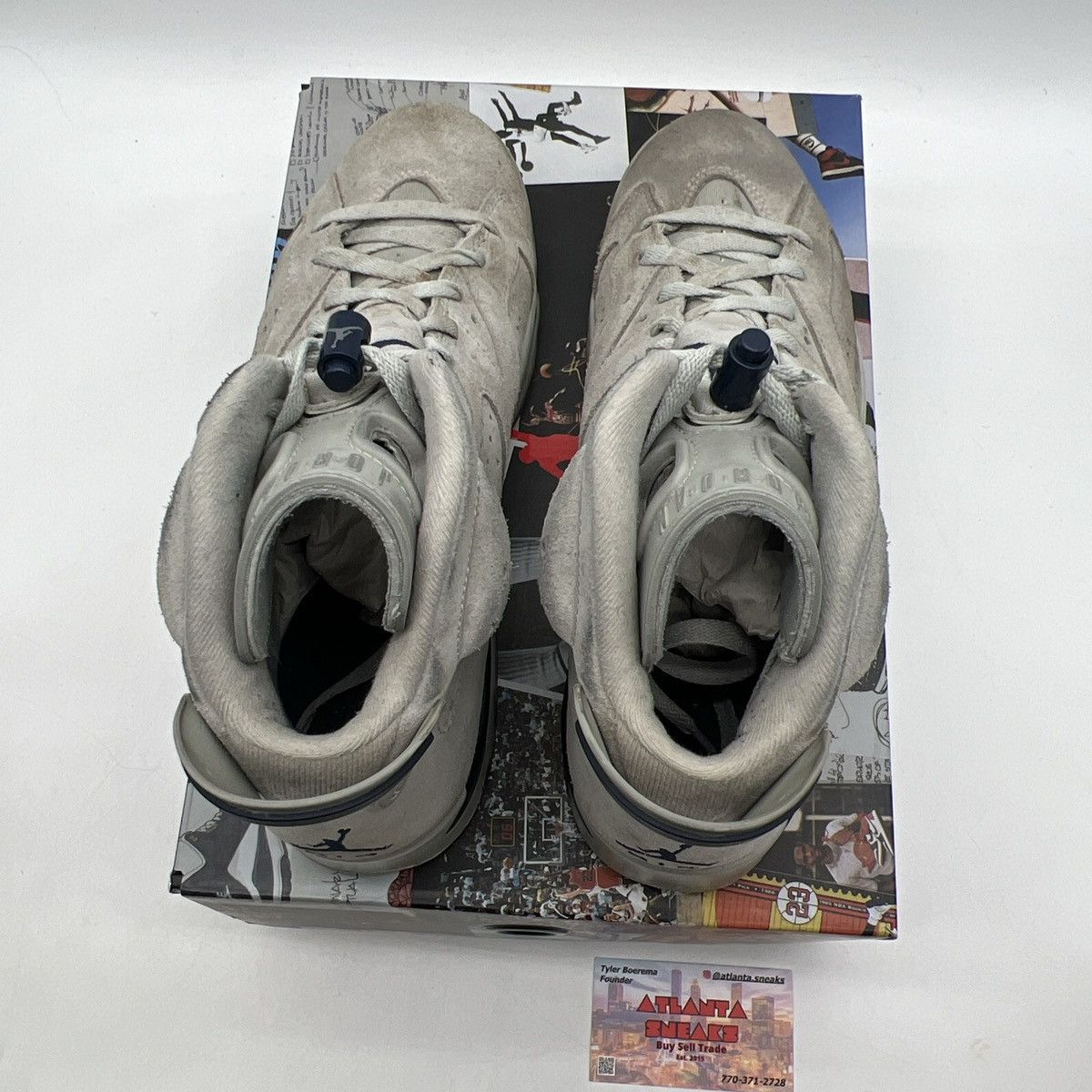 Jordan Brand Air Jordan 6 Georgetown Size US 10 / EU 43 - 6 Thumbnail