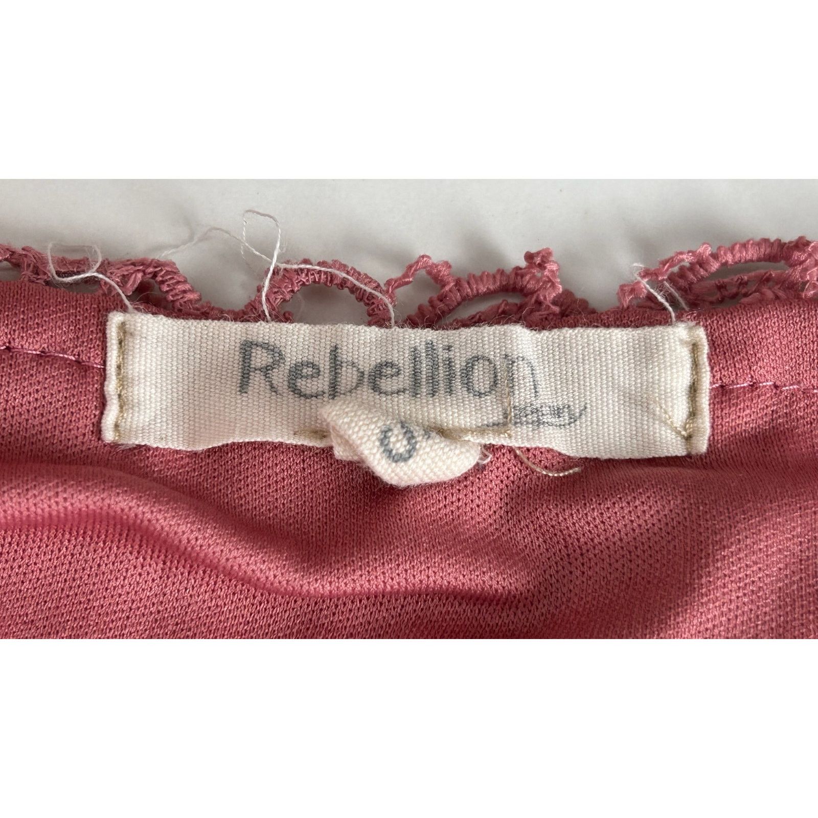 Other Rebellion Again | Women’s Crochet Knit Tank Top | Small Size S / US 4 / IT 40 - 3 Thumbnail