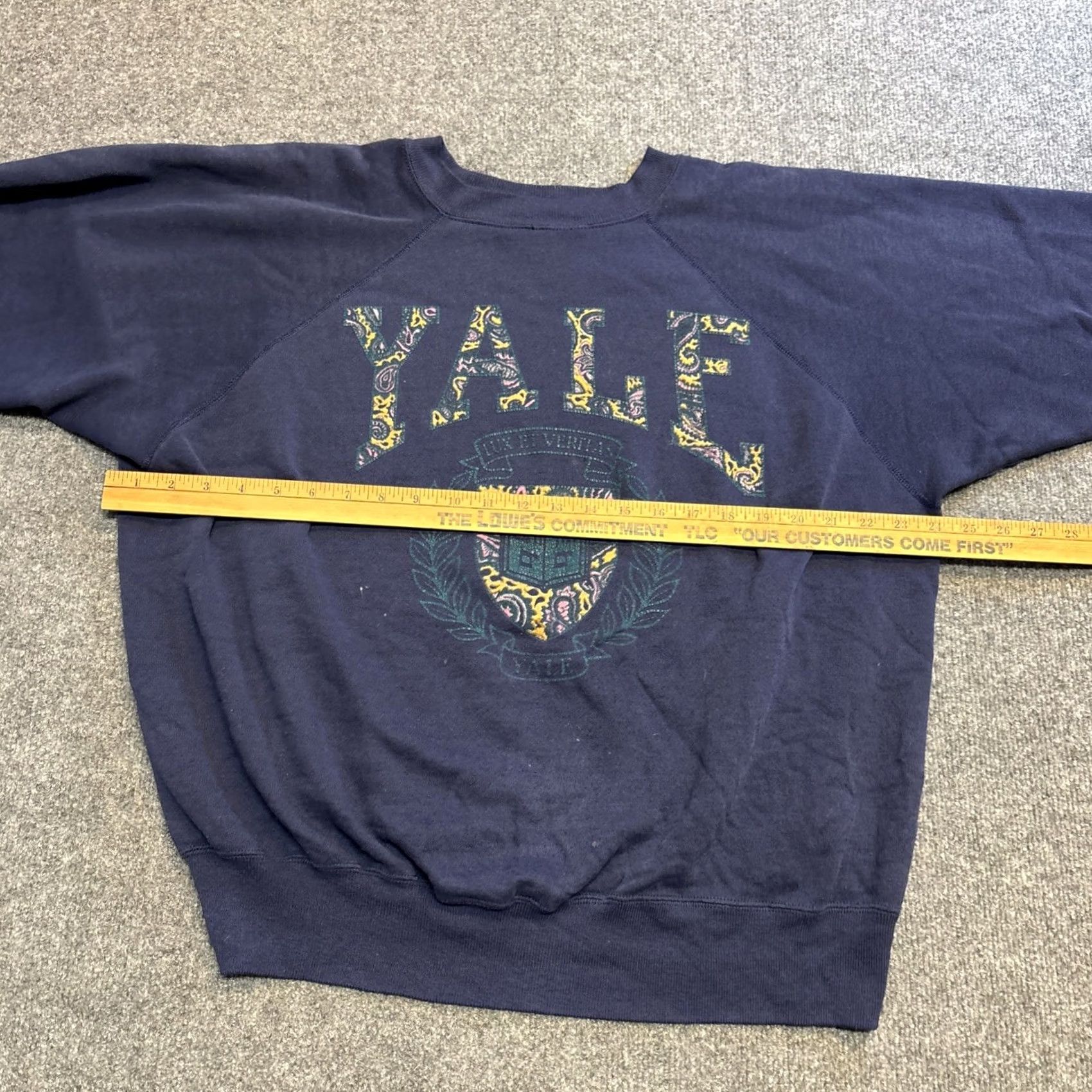 Vintage VINTAGE Ultra Sweat Yale University Pullover Crewneck Women’s XL Blue Graphic Sweatshirt Womens XL Blue University Crew Neck Pullover Size XL / US 12-14 / IT 48-50 - 4 Thumbnail