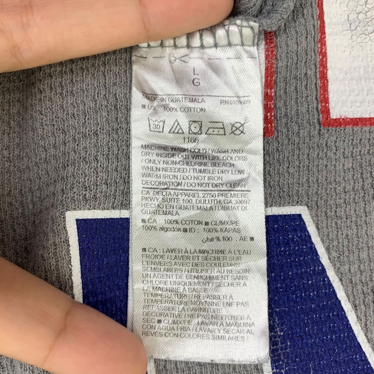 NFL NFL TEAM APPAREL New York Giants Football Tee Shirt Top Size US L / EU 52-54 / 3 - 6 Thumbnail