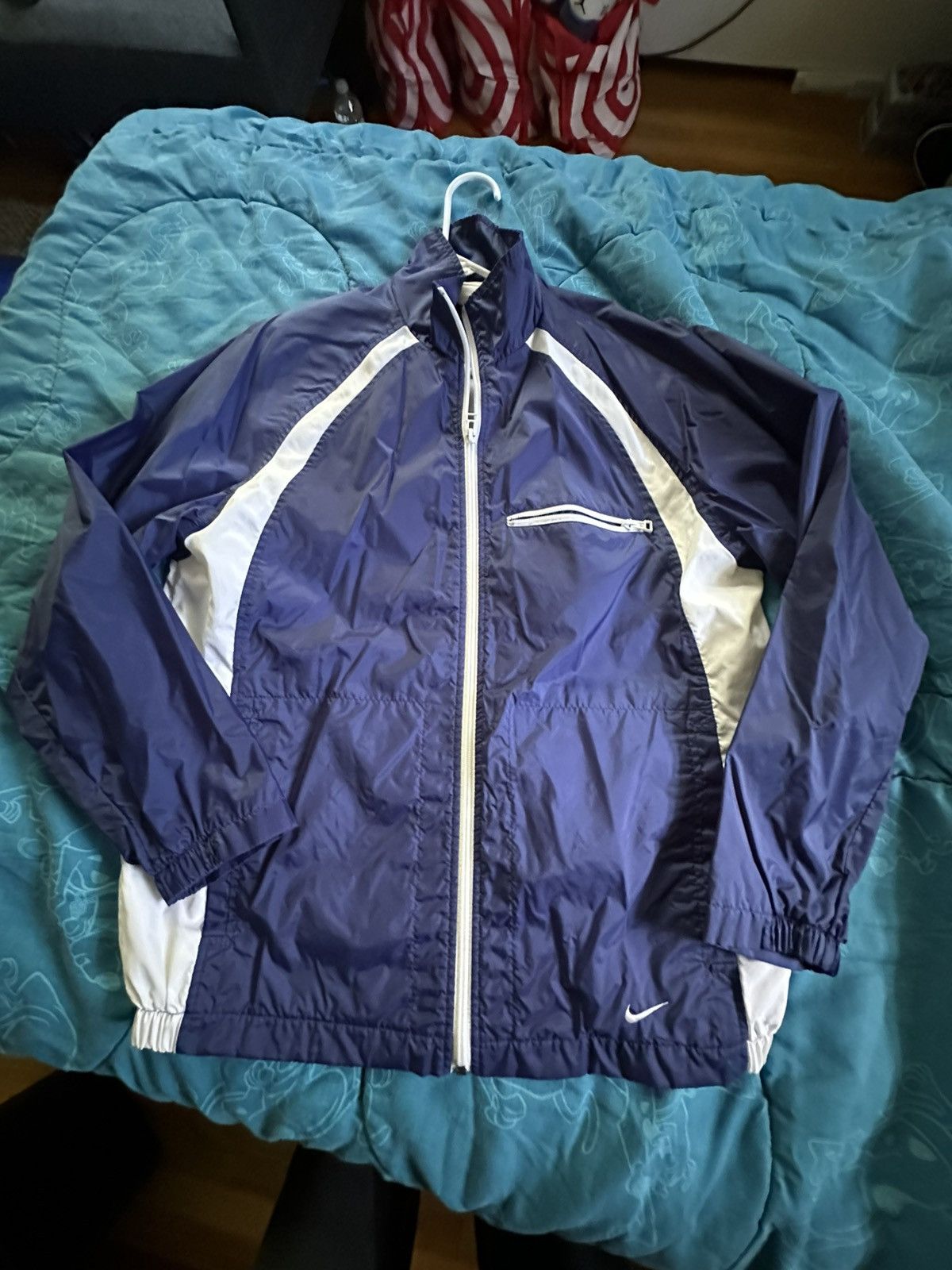 Nike Vintage Nike Full Zip Windbreaker Size US S / EU 44-46 / 1 - 1 Thumbnail