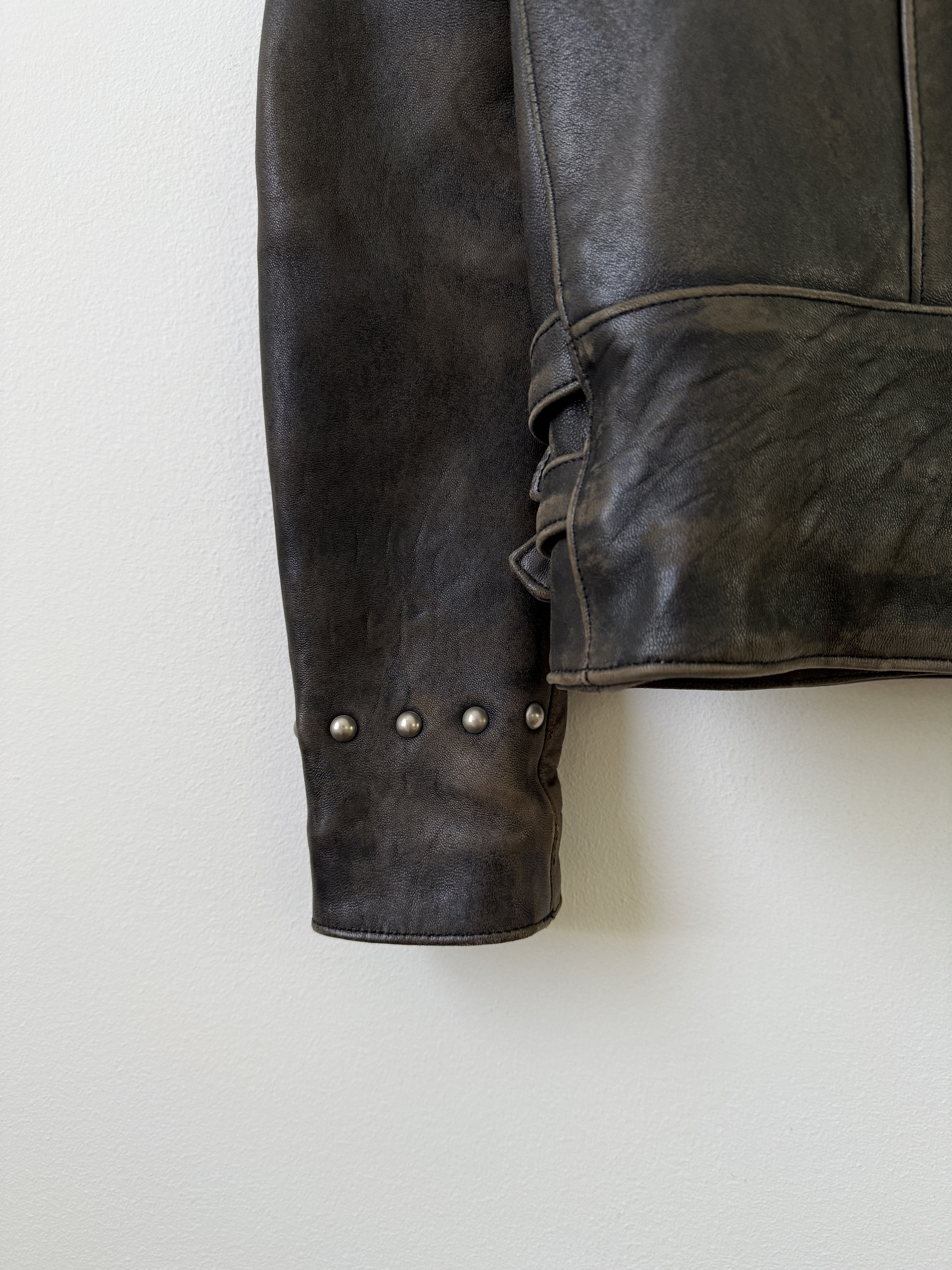 Blackmeans Lab Rat Studded Leather Punk Biker Moto Jacket Size US M / EU 48-50 / 2 - 19 Thumbnail
