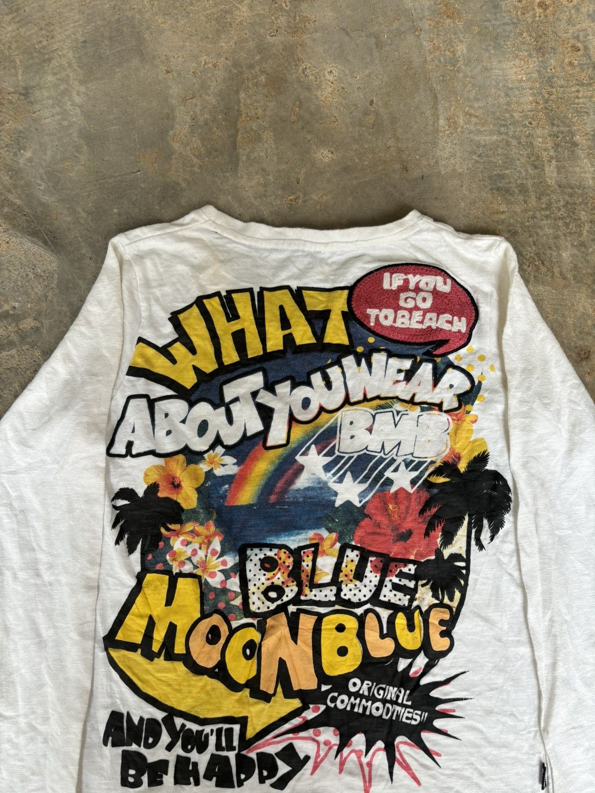 Hysteric Glamour Y2k Blue Moon Blue Feeling Sogood Longsleeve Size M / US 6-8 / IT 42-44 - 3 Thumbnail