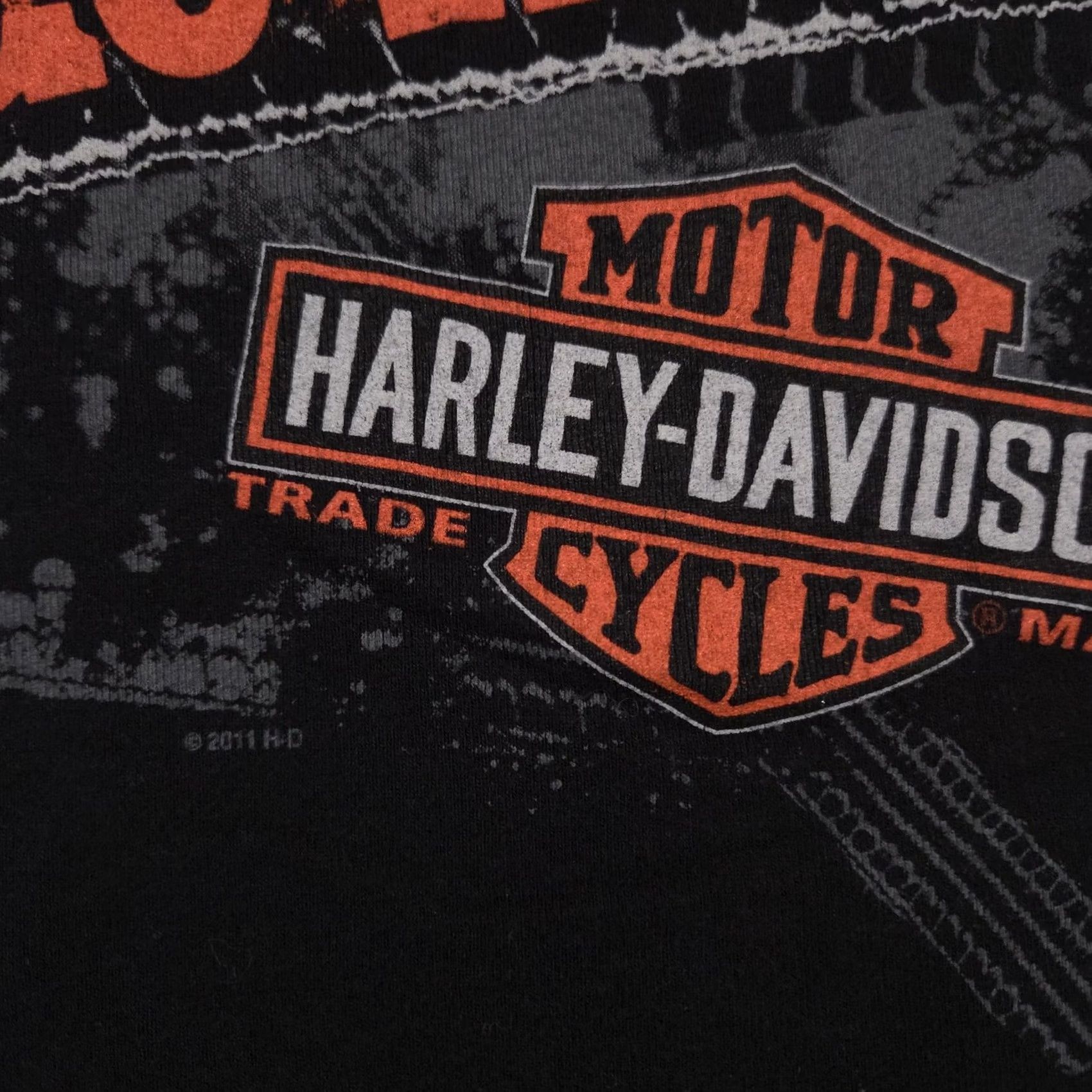 Harley Davidson Harley-Davidson Shirt Womens Medium Black Ride Hard Graphic Biker Louisville KY Size M / US 6-8 / IT 42-44 - 5 Thumbnail