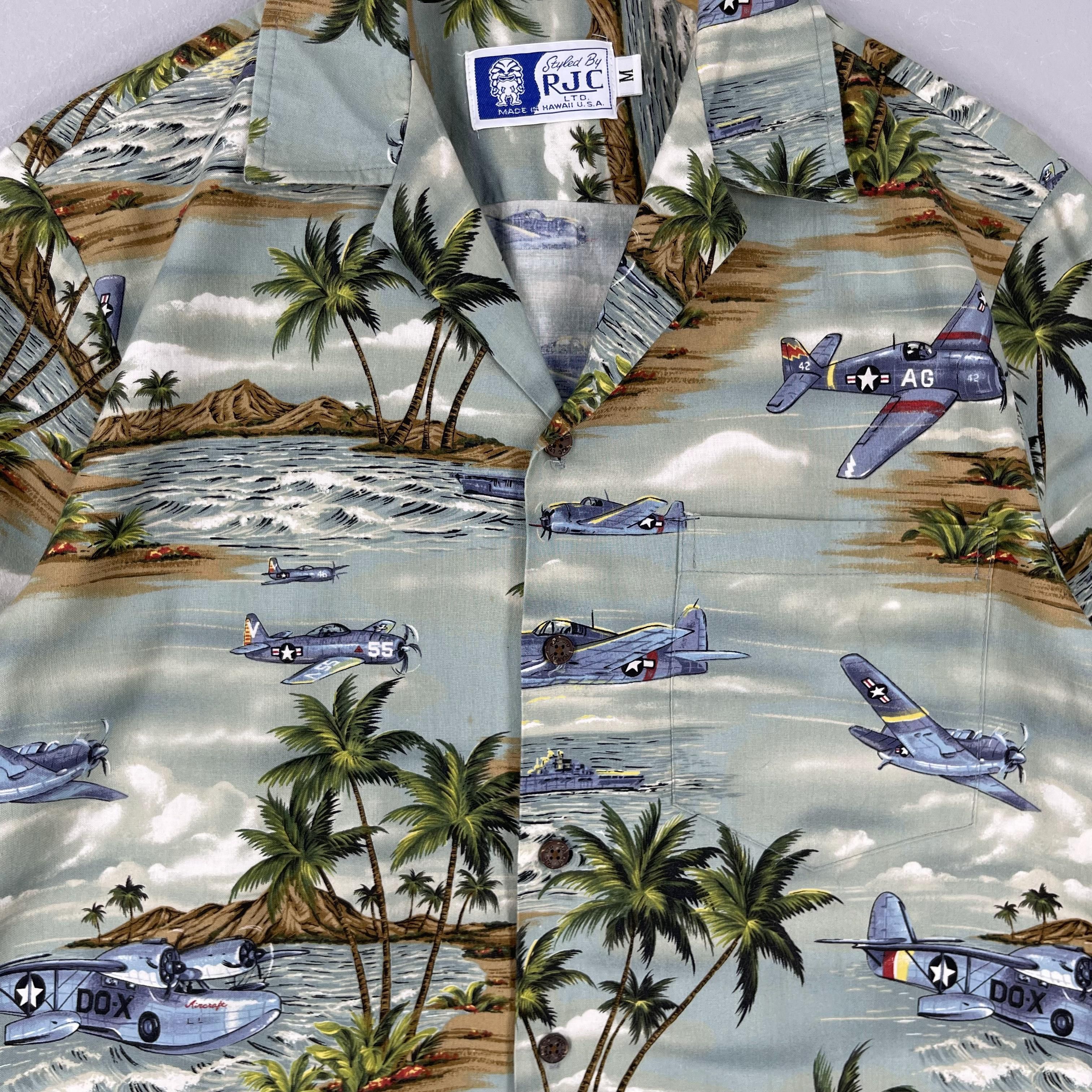 Vintage Vintage 90s Hawaiian Honolulu Beach American Flying Squad Size US M / EU 48-50 / 2 - 2 Thumbnail