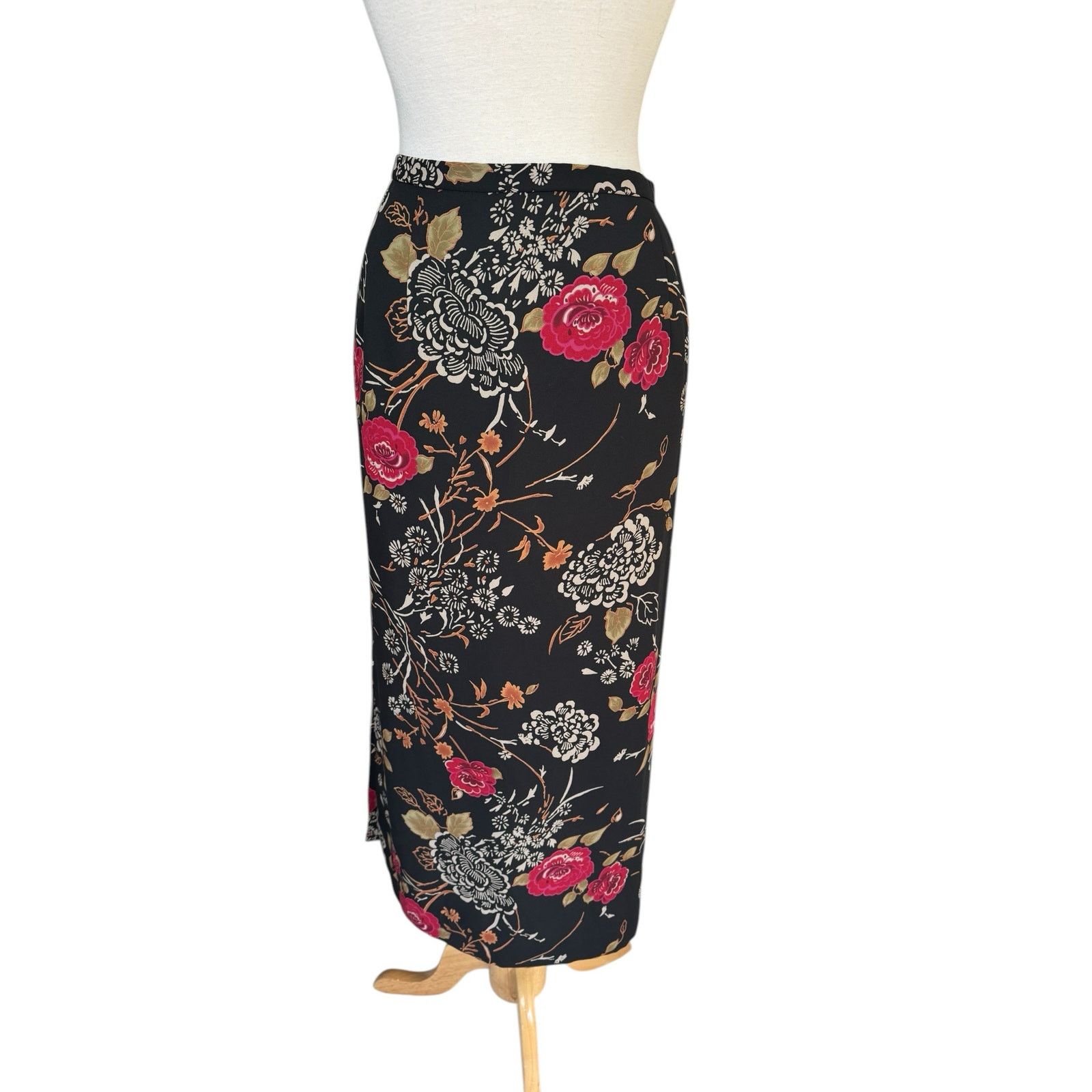 Pendleton PENDLETON Dark Floral Lined Maxi Skirt Size 20W Plus Size 42" / US 20 - 2 Thumbnail