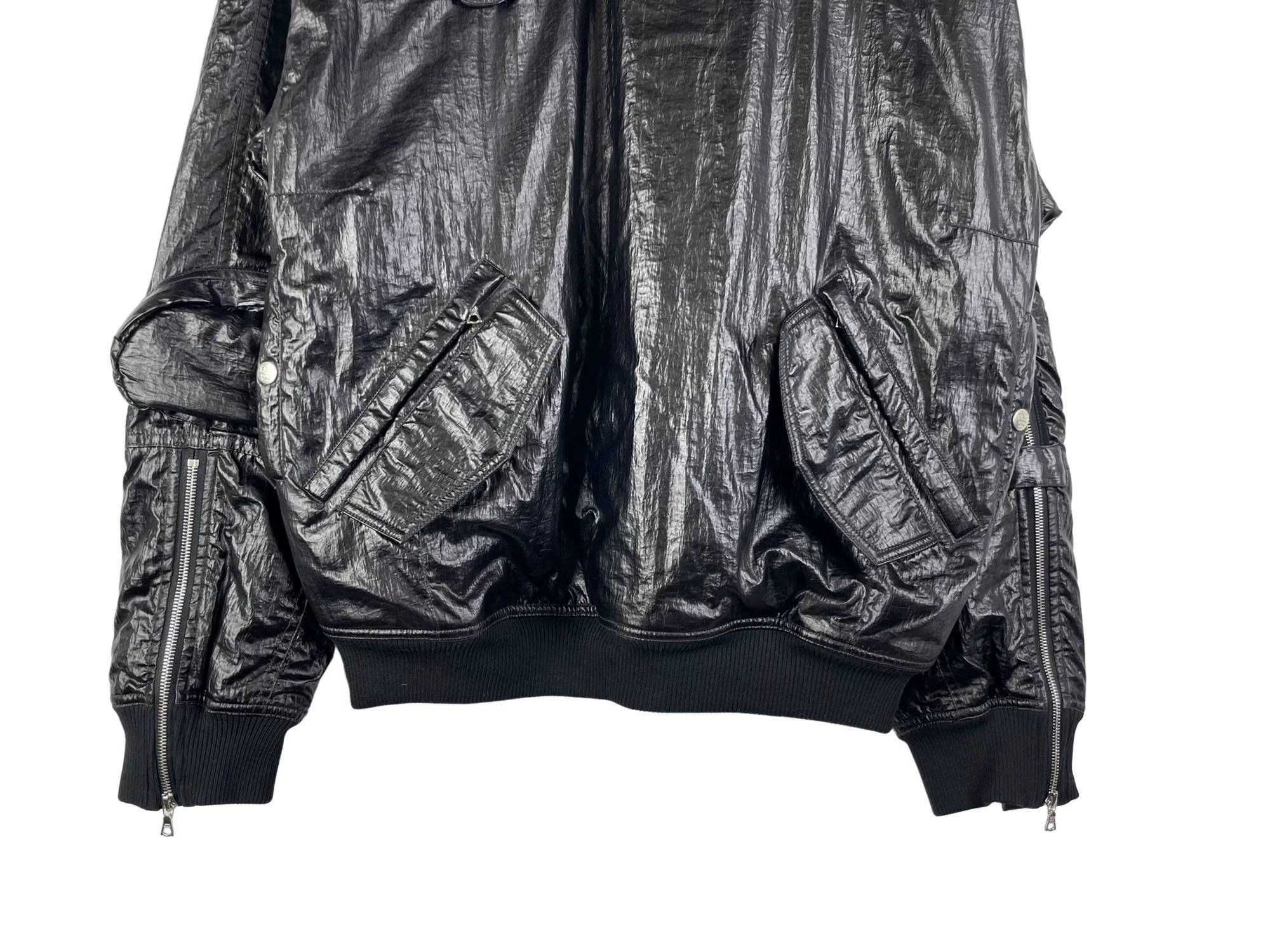 Other Far Archive Item Black Waxed Zip Padded Pullover Size US S / EU 44-46 / 1 - 4 Thumbnail