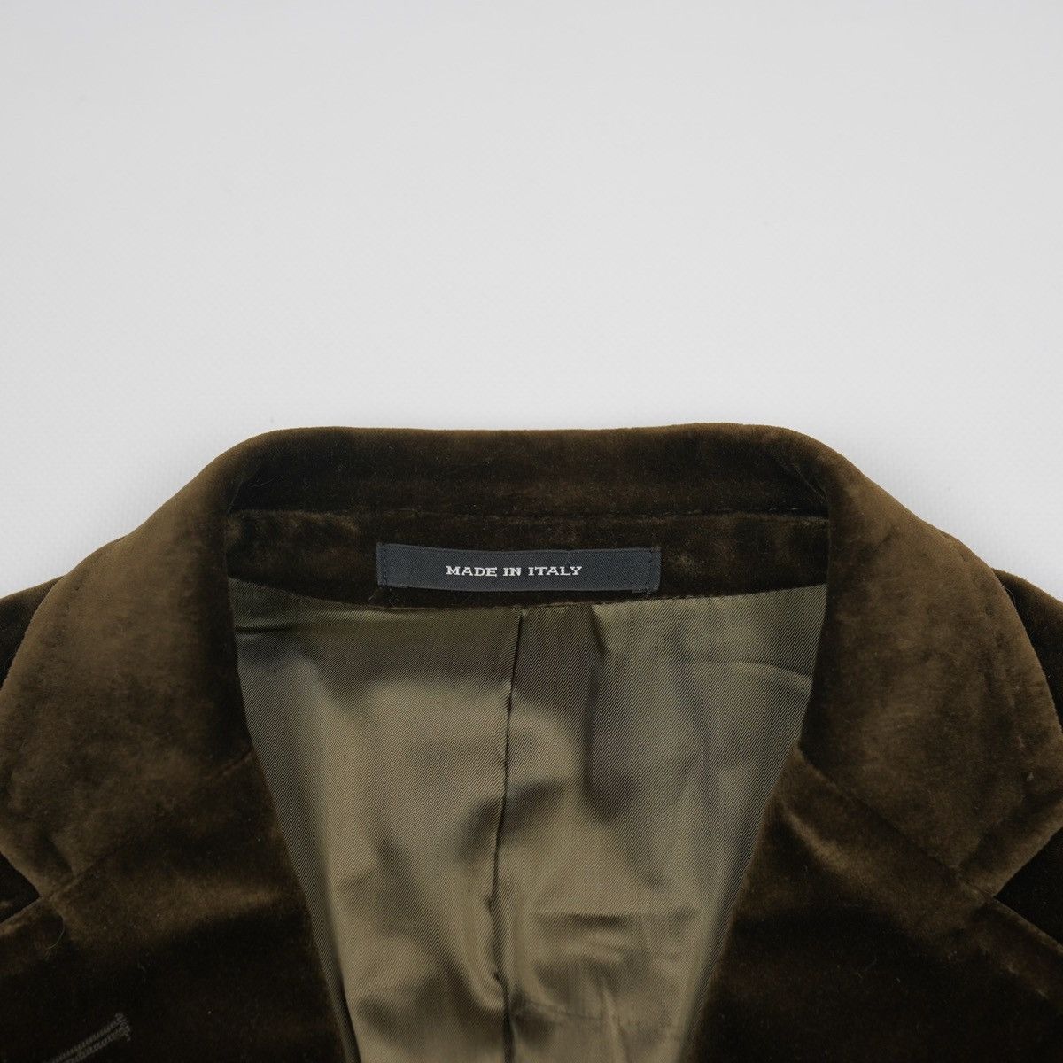 Tagliatore Tagliatore Velour Tuxedo Dark Green Coat Velvet Jacket Size M / US 6-8 / IT 42-44 - 8 Thumbnail
