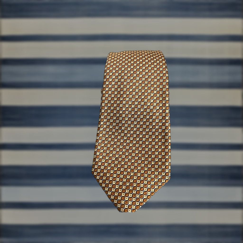 Charles Tyrwhitt Charles Tyrwhitt Silk Tie Seven Fold English Tie Gold 57-60 Classic 59 inches Men Size ONE SIZE - 1 Thumbnail