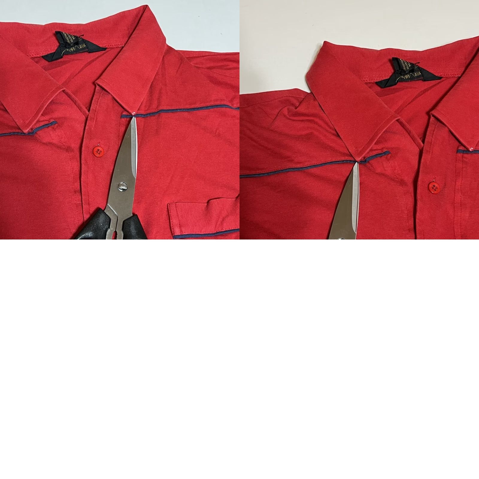 Van Heusen VINTAGE Van Heusen Polo Shirt Men XL Red 80s Short Sleeve Cotton Blend Regular Kn33-5 Size US XL / EU 56 / 4 - 8 Thumbnail