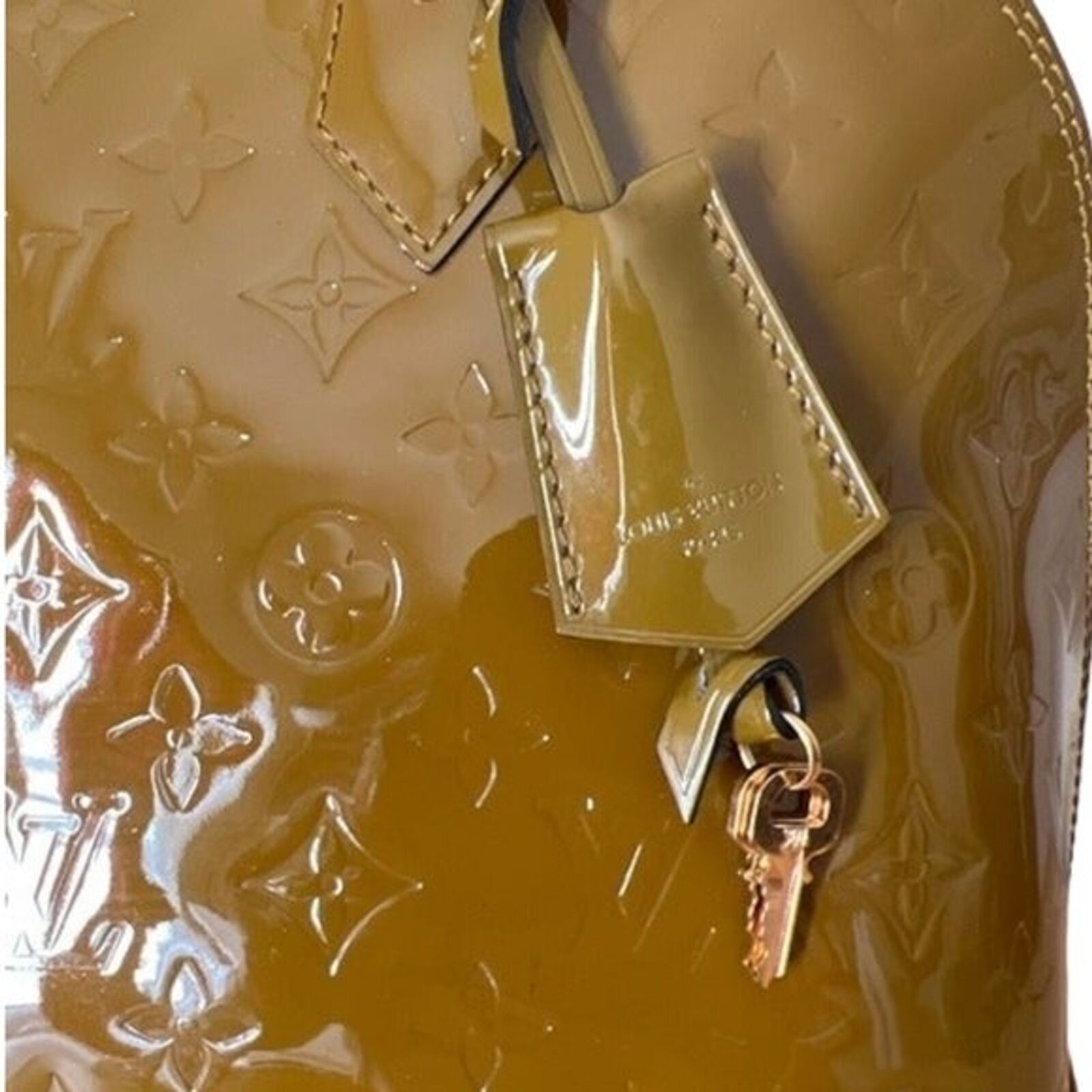 Louis Vuitton LOUIS VUITTON Patent Leather Monogram Vernis Alma PM Size ONE SIZE - 6 Thumbnail