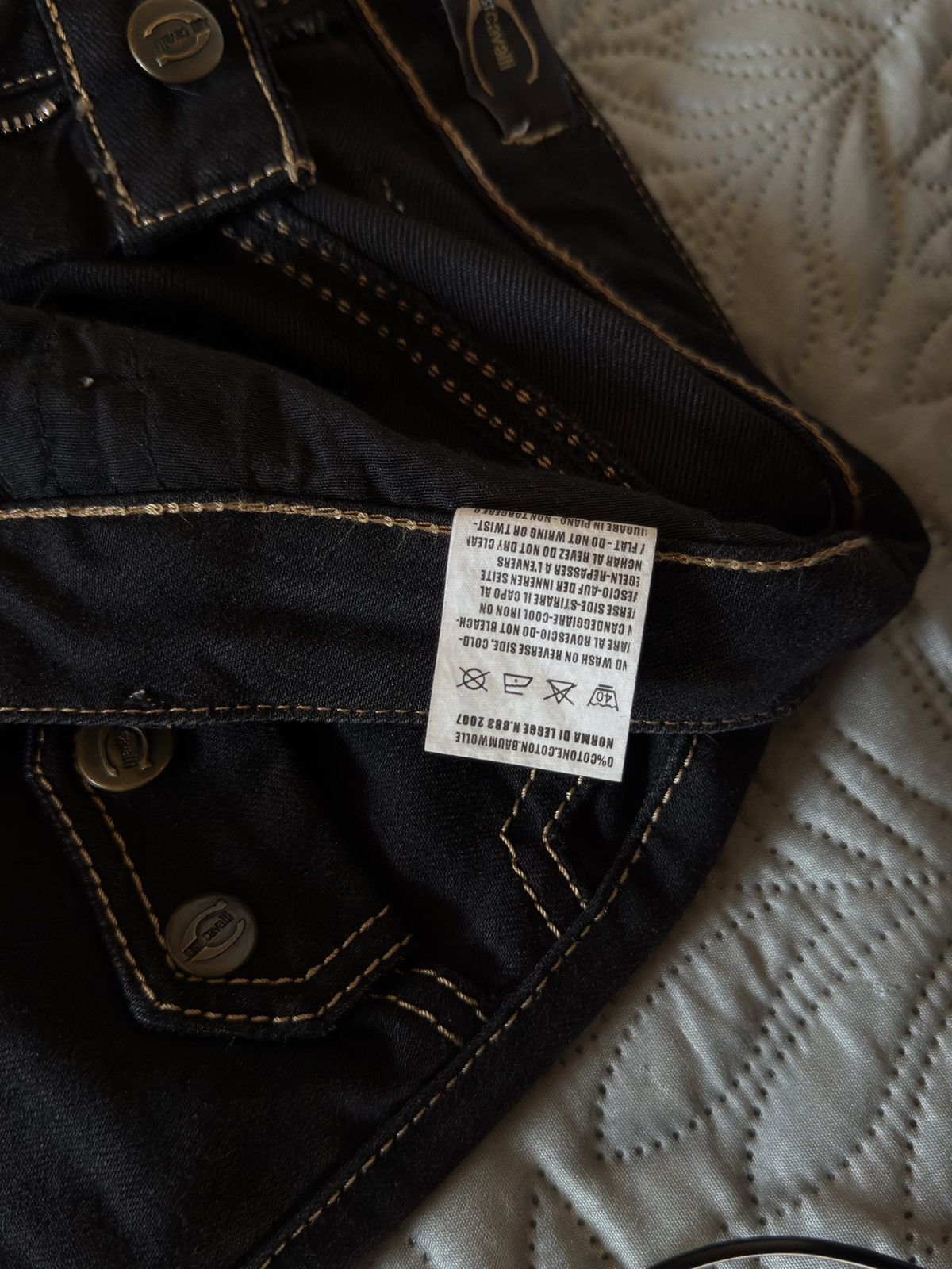 Just Cavalli Vintage Y2K Just Cavalli Low-Rise Jeans Size 27" / US 4 / IT 40 - 9 Thumbnail