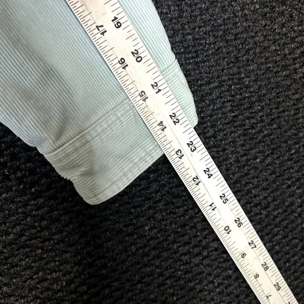 Vintage LL Bean Womens Petite Medium Corduroy Trucker Jacket Light Blue Cotton Size M / US 6-8 / IT 42-44 - 6 Thumbnail