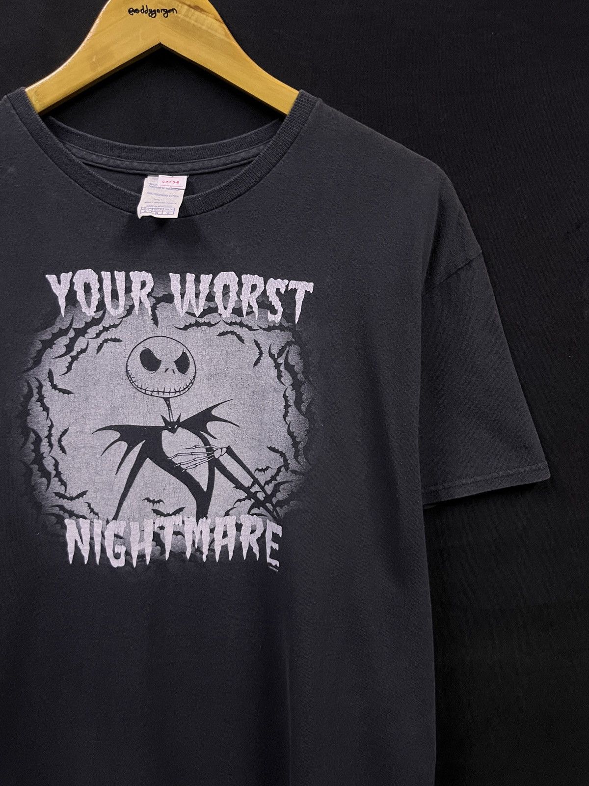 Vintage VINTAGE NIGHTMARE BEFORE CHRISTMAS TSHIRT Size US L / EU 52-54 / 3 - 2 Thumbnail