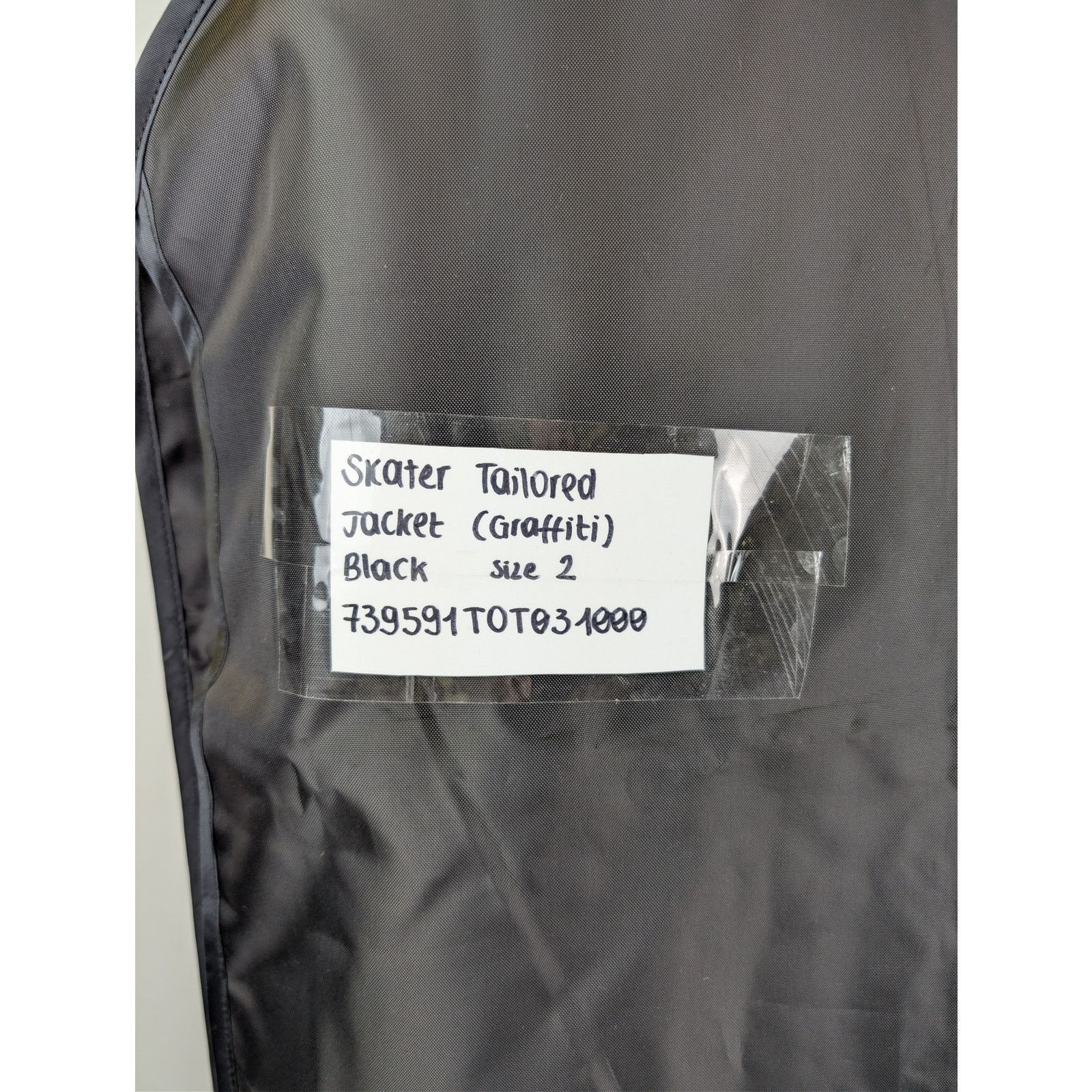 Balenciaga o1rshd1 Fluid Wool Barathea Skater Tailored Jacket in Black Size US M / EU 48-50 / 2 - 23 Thumbnail